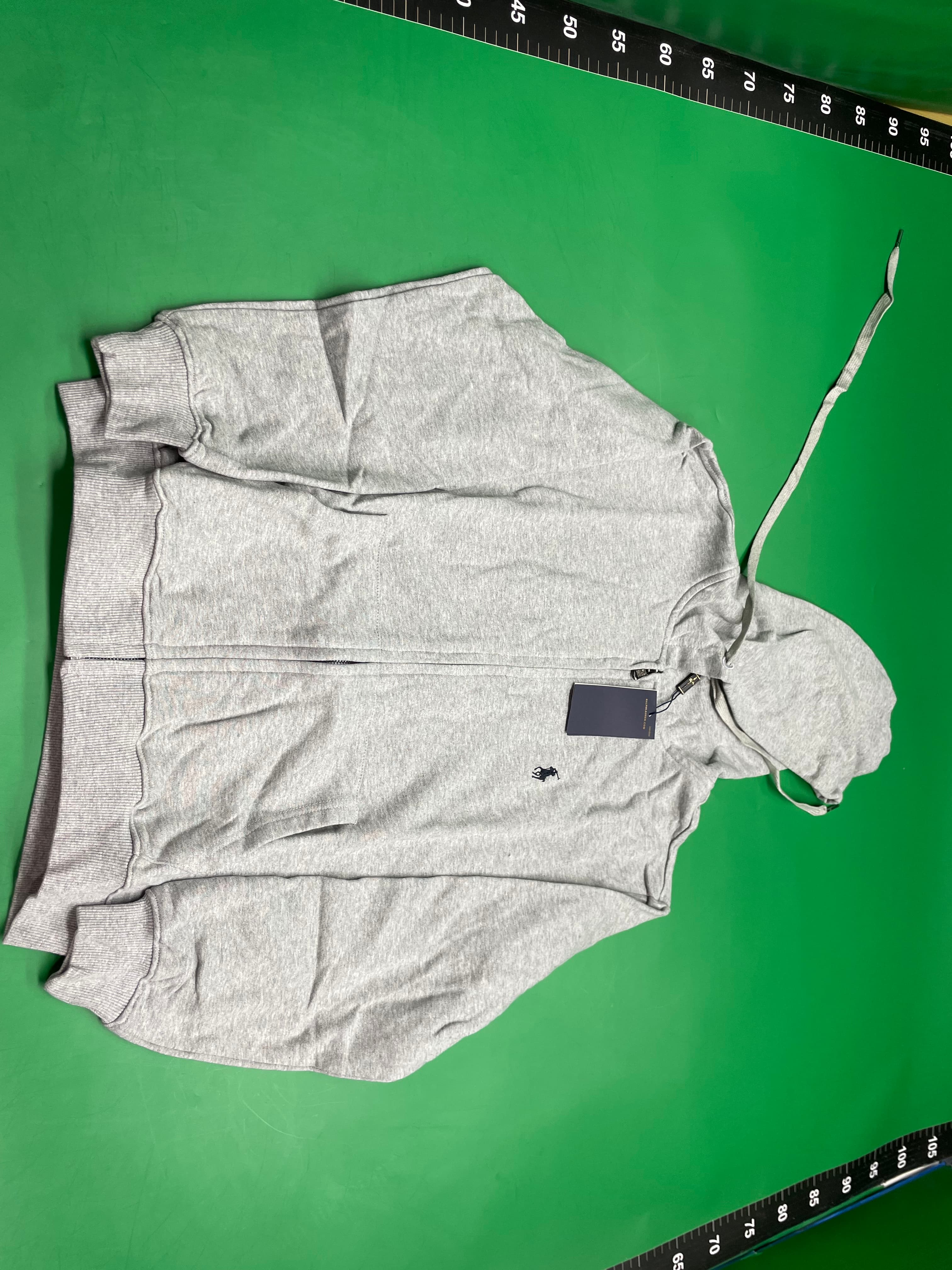 Cardigan Sweatshirt Men's Pure Cotton Sports Autumn Clothing American Casual Simple Jacket Loose Hooded Zipper Jacket Large Size — miniatura QC 3