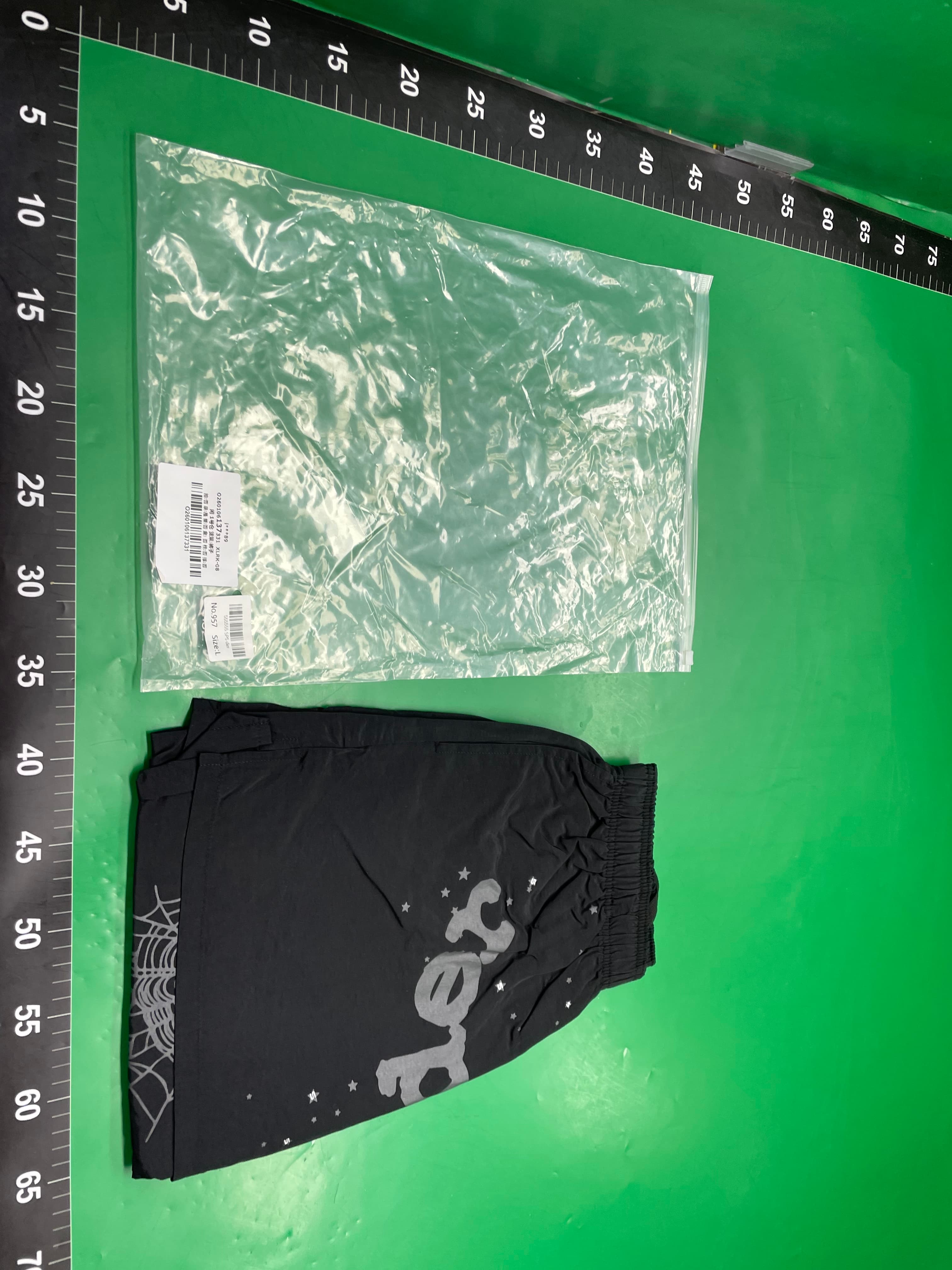 跨境潮牌Sp555der 宽松嘻哈蜘蛛网字母t恤情侣同款经典休闲短袖 — miniatura QC 2