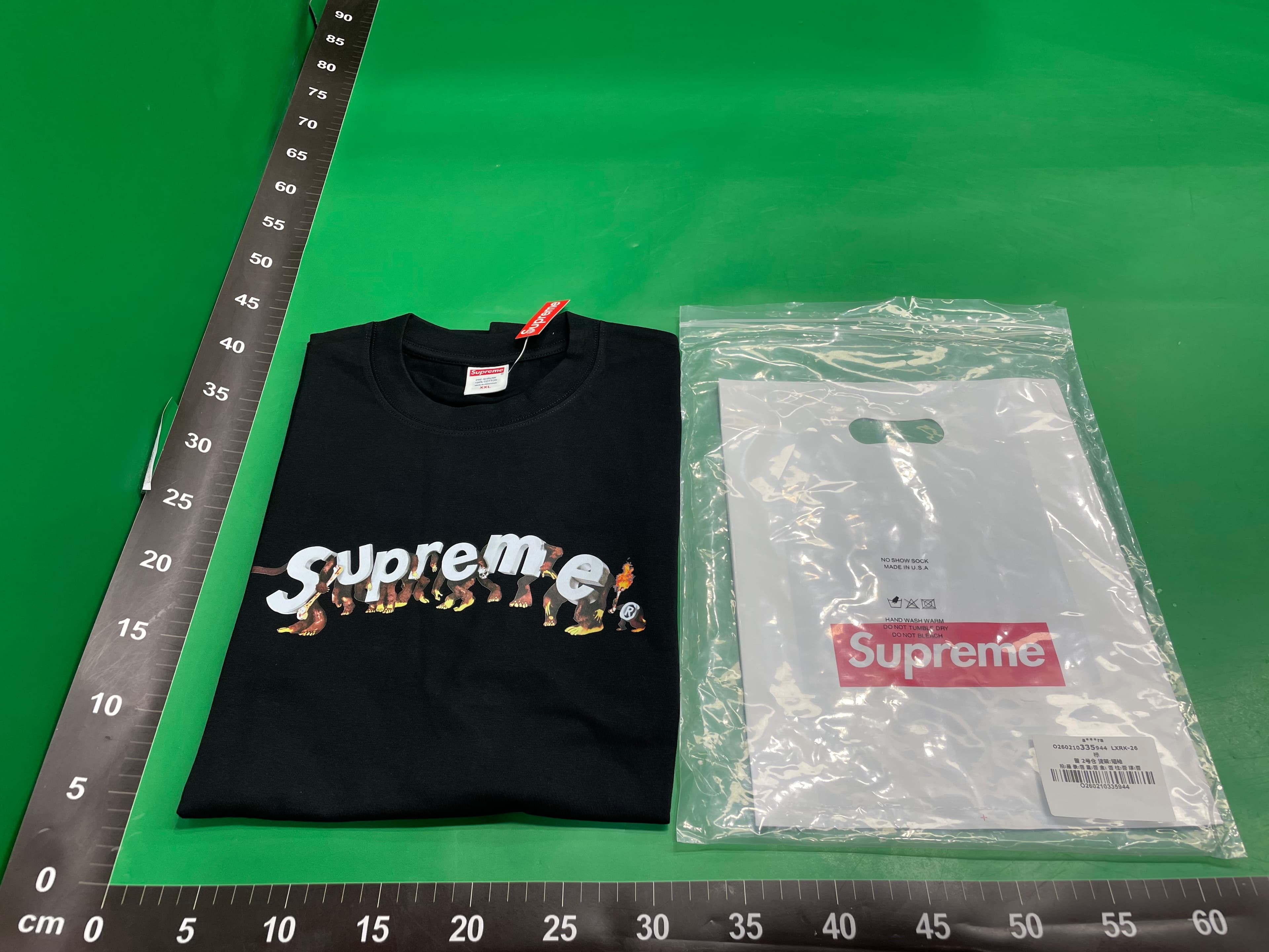 高品跨境美潮Supreme字母印花T恤BOX圆领短袖男女宽松休闲T恤男女 — miniatura QC 4