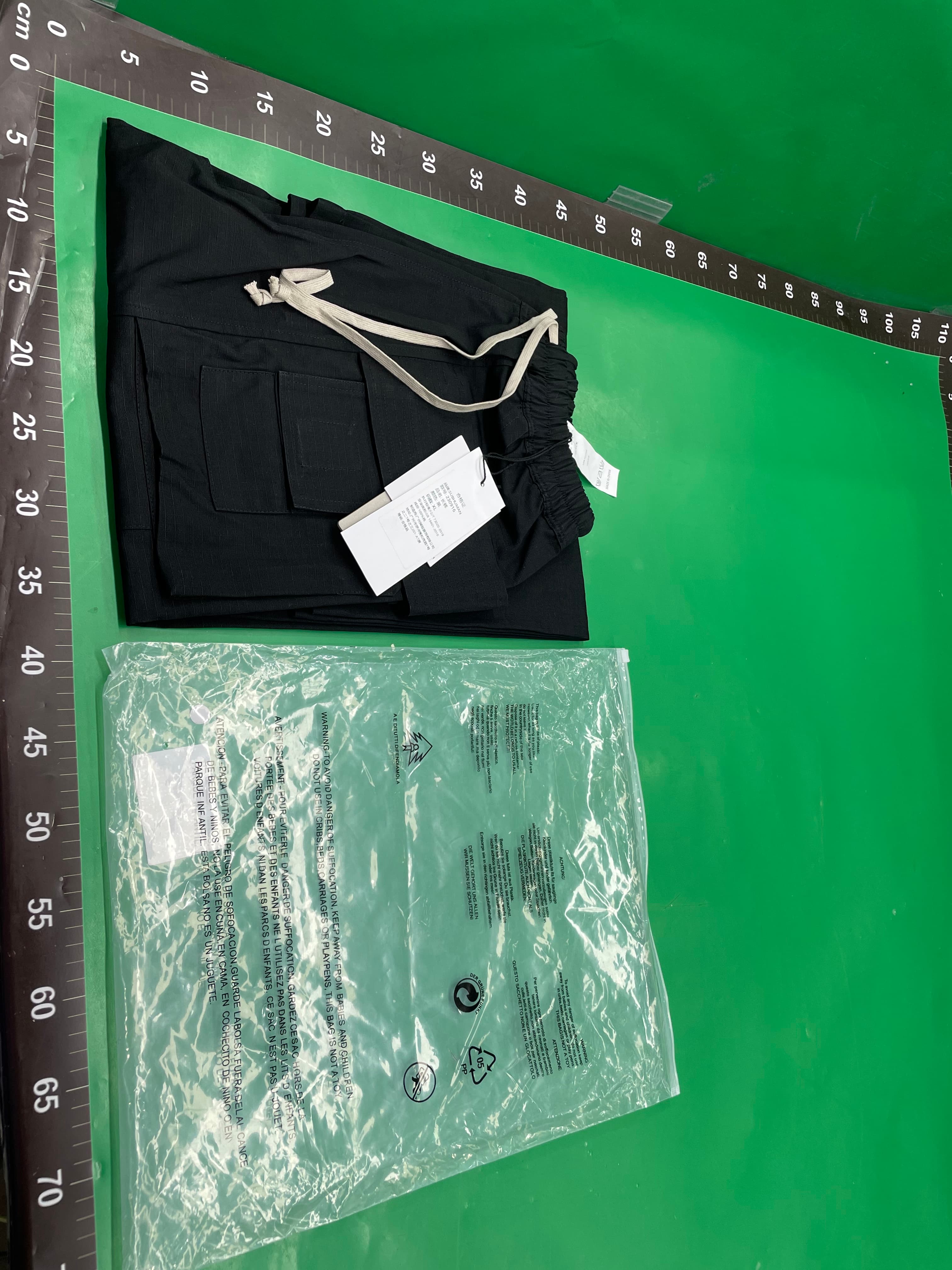 SUBHUMAN男款丨2025新欧美暗黑风双环宽松高街百搭多口袋阔腿裤 — miniatura QC 2