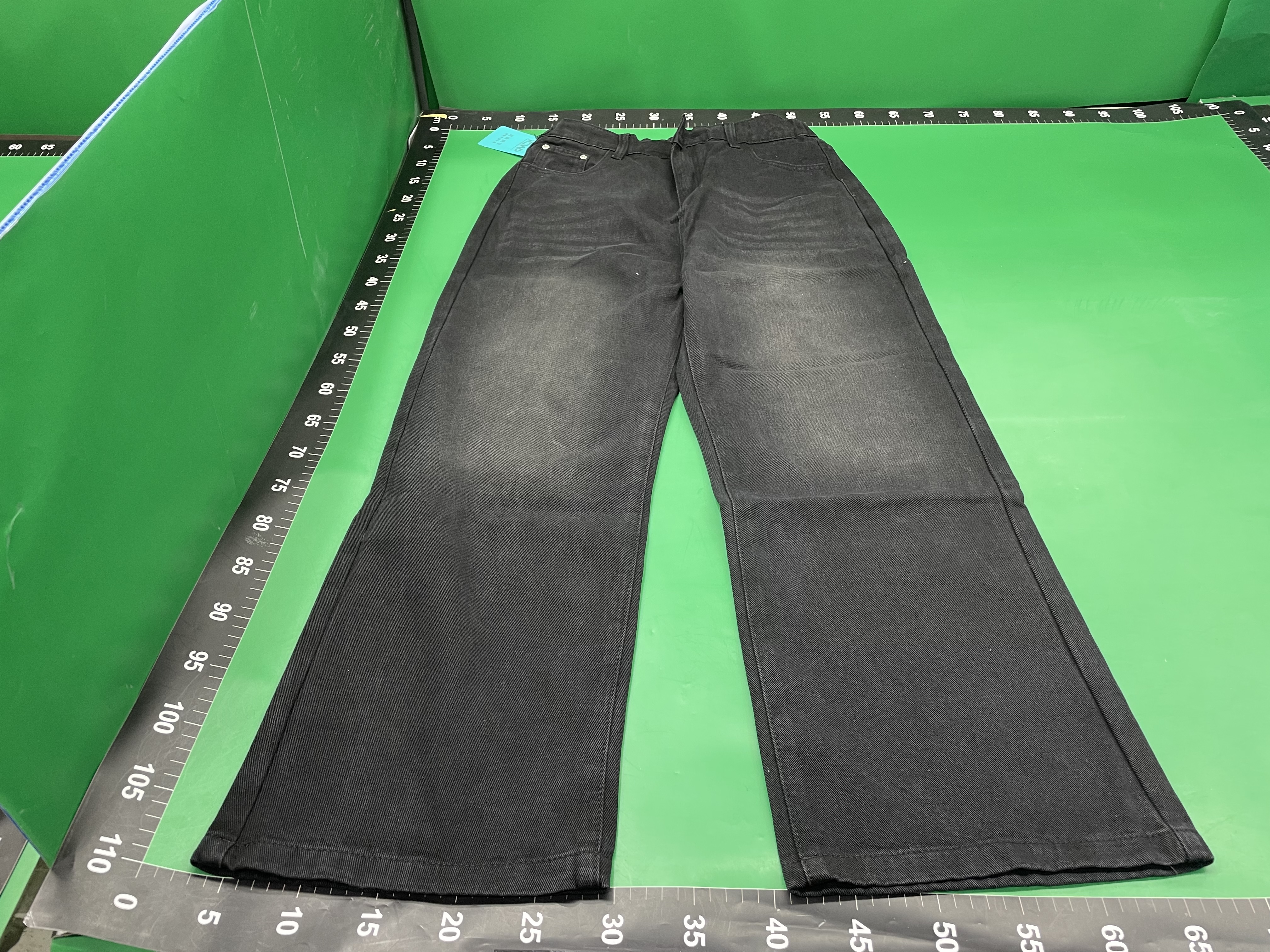 cleanfit牛仔裤男款春季2025新款男士阔腿裤美式高街直筒男生裤子 — foto QC 1