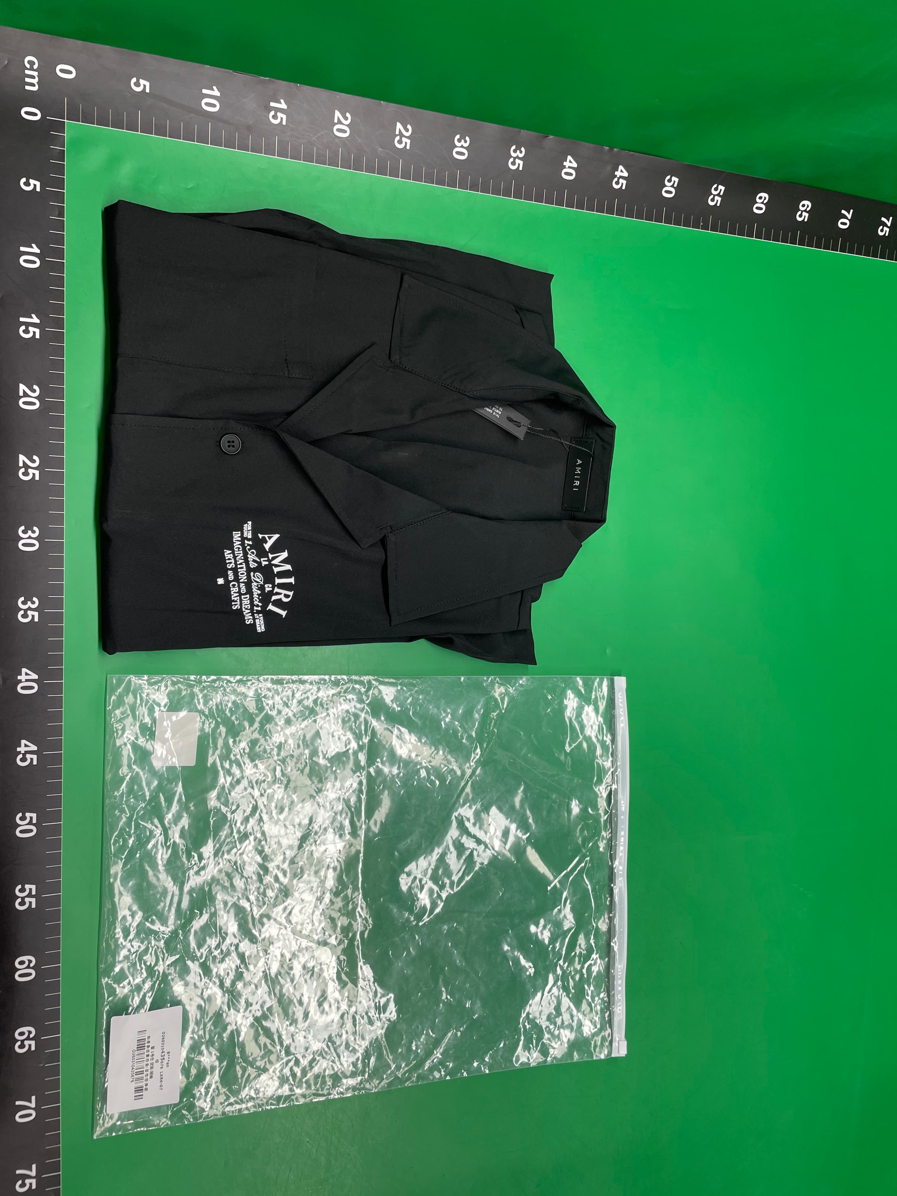 25新款潮牌字母英文印花男女同款休闲宽松短袖衬衣 — miniatura QC 4