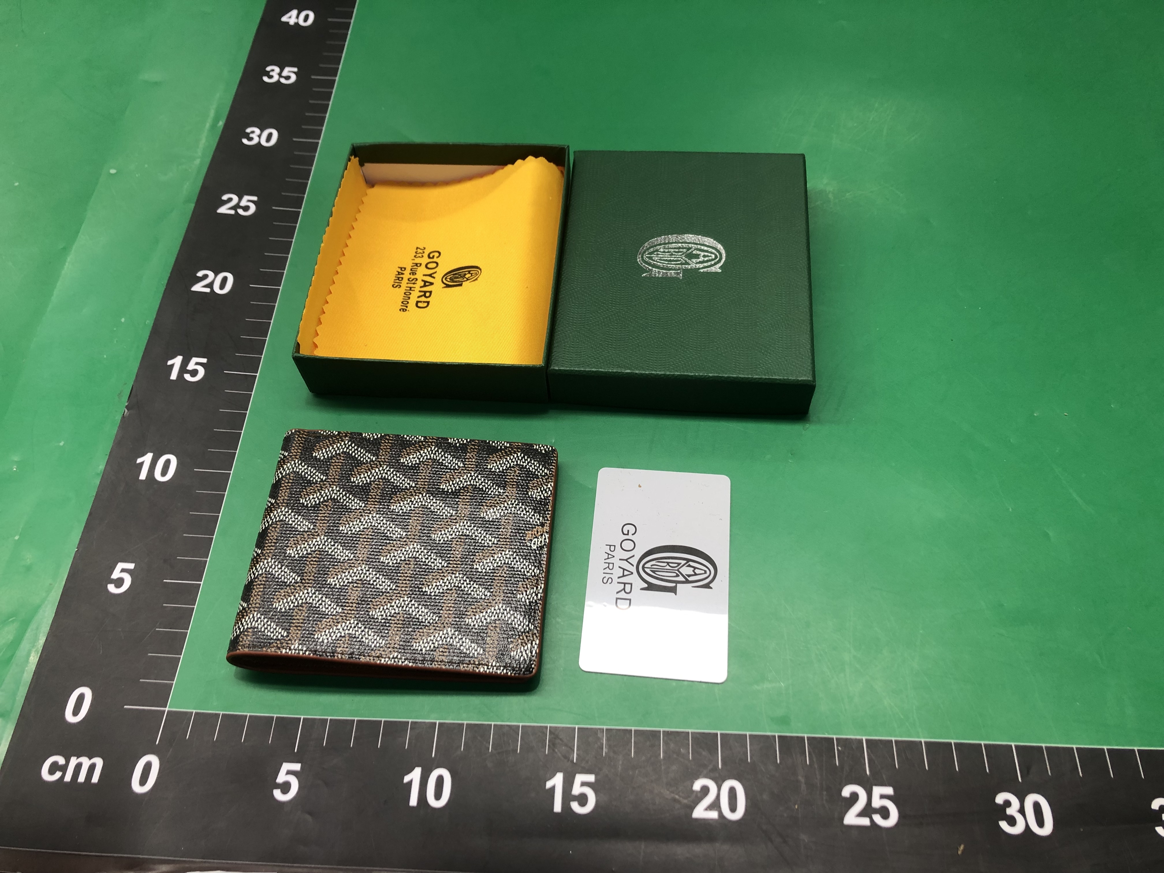新款戈雅钱包狗牙零钱包戈雅狗牙商务印花对折钱包多功能证件包卡 — miniatura QC 4