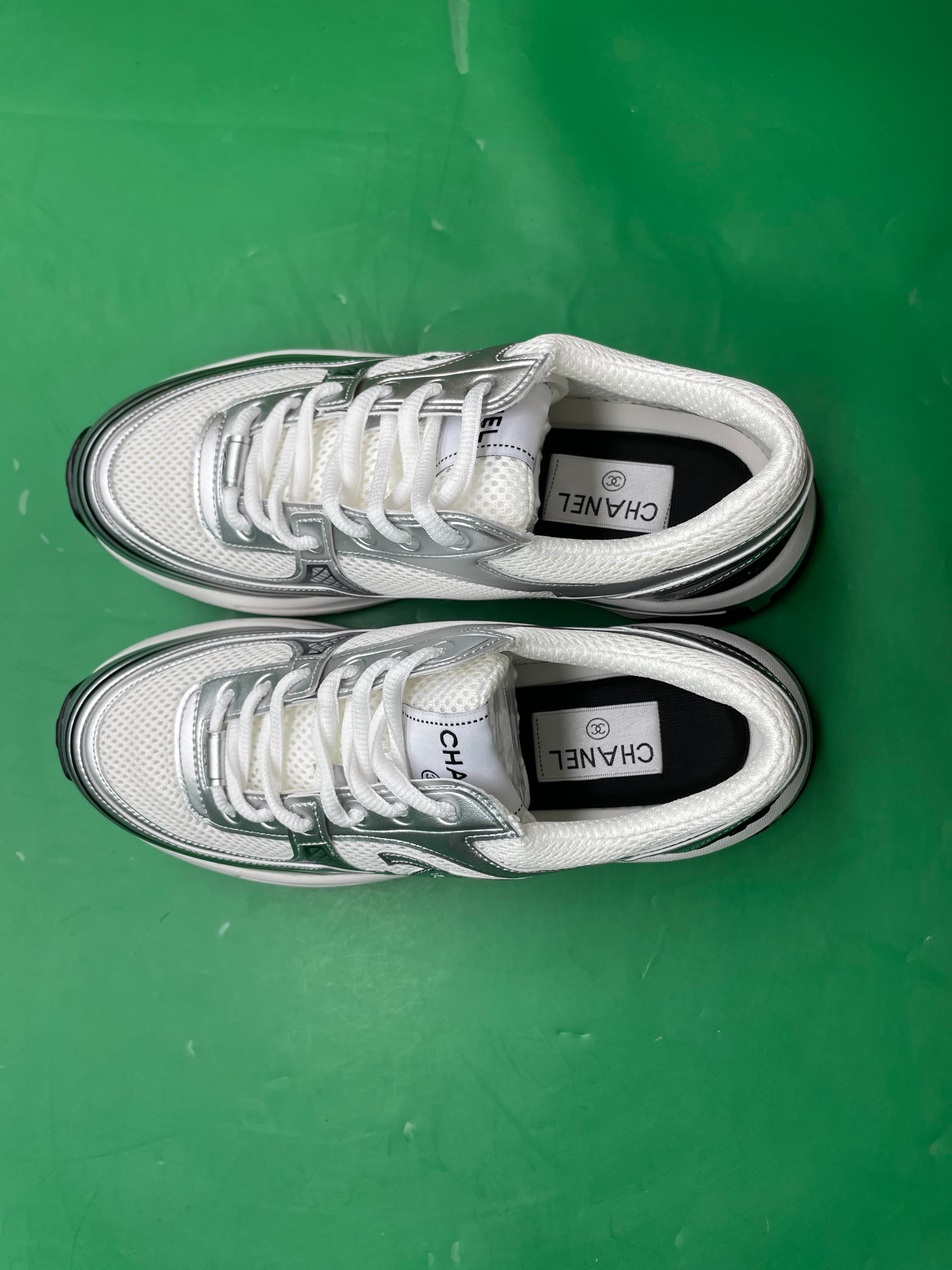 Cross-border Silver Corner King Women's Shoes Show Sneakers Running Shoes Mesh Thick Bottom Casual Height Increase Large Size Torre Shoes — miniatura QC 2