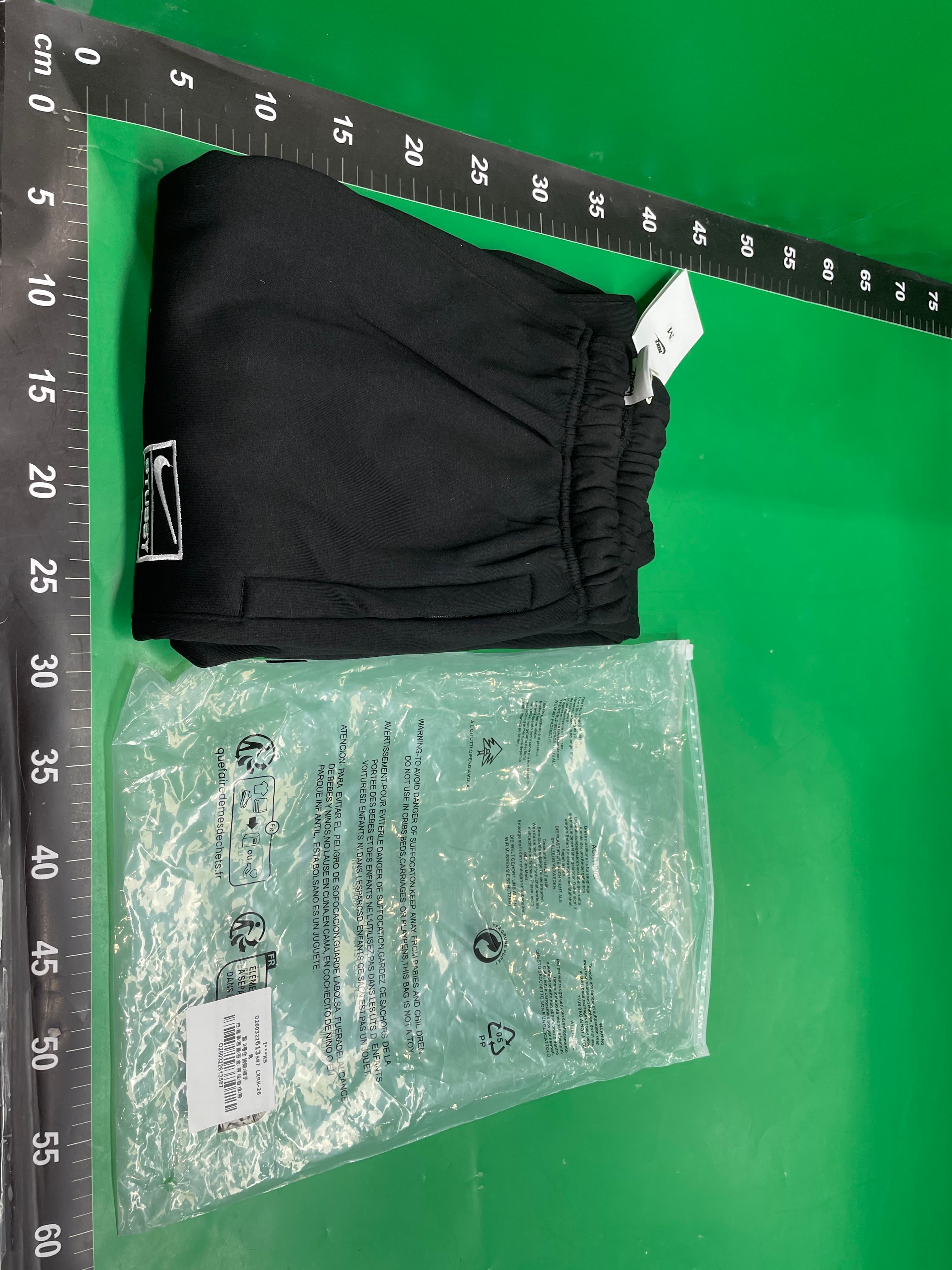 纯元版本！OS宽松版型！毛圈版本！ Stu  斯tuxi联名 Crew Fleecelogo 23SS 纯色刺绣logo口袋拉链 卫裤 运动裤 — miniatura QC 5
