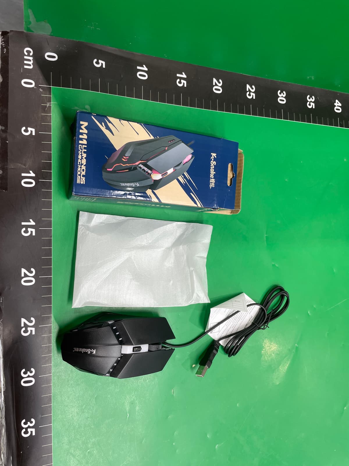 蝰蛇M11游戏电竞RGB流光跑马发光 USB有线电脑笔记本台式电脑鼠标 — miniatura QC 5