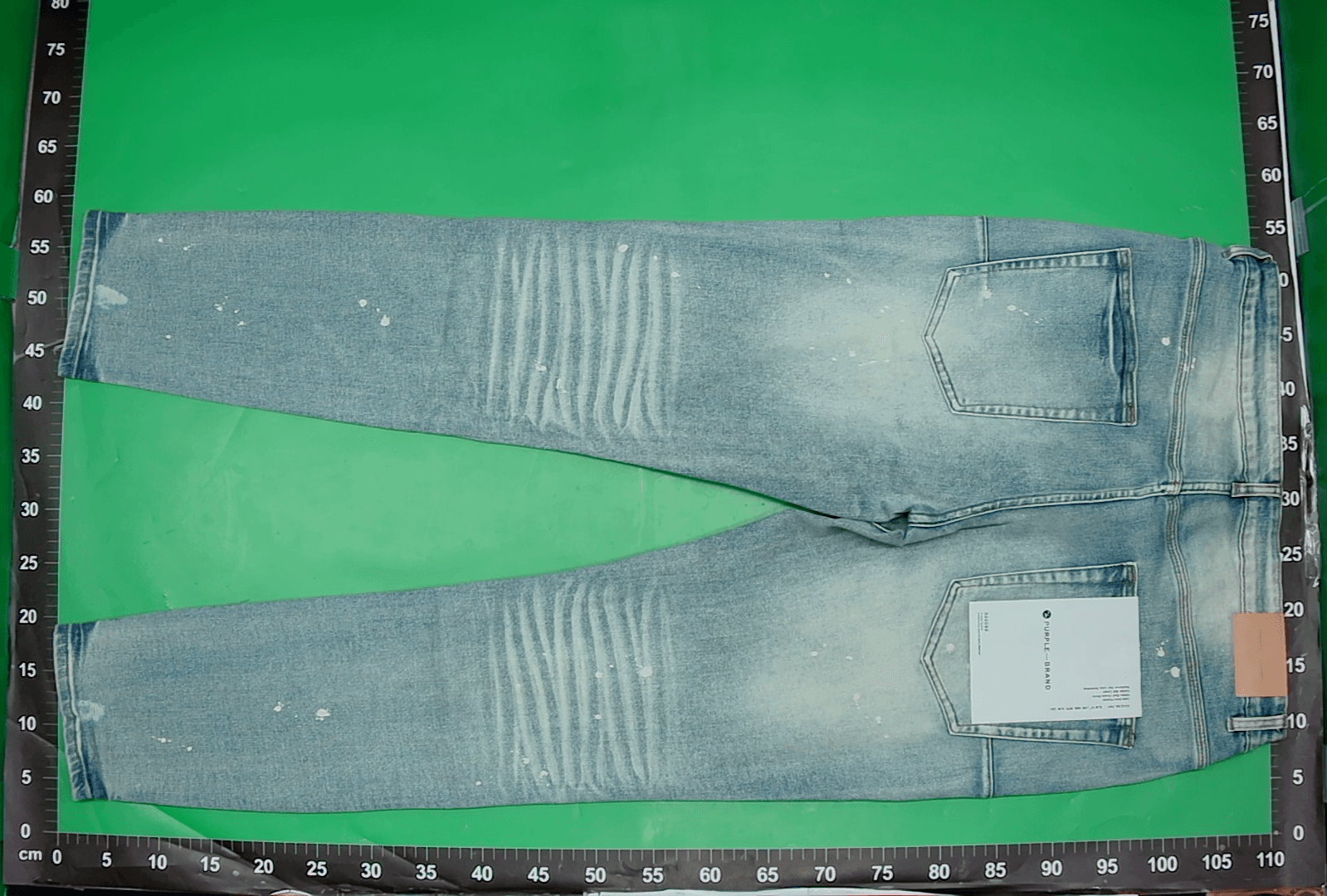 跨境欧美Purple Brand直筒牛仔裤jeans水洗复古破洞痞帅美式合集 — miniatura QC 4