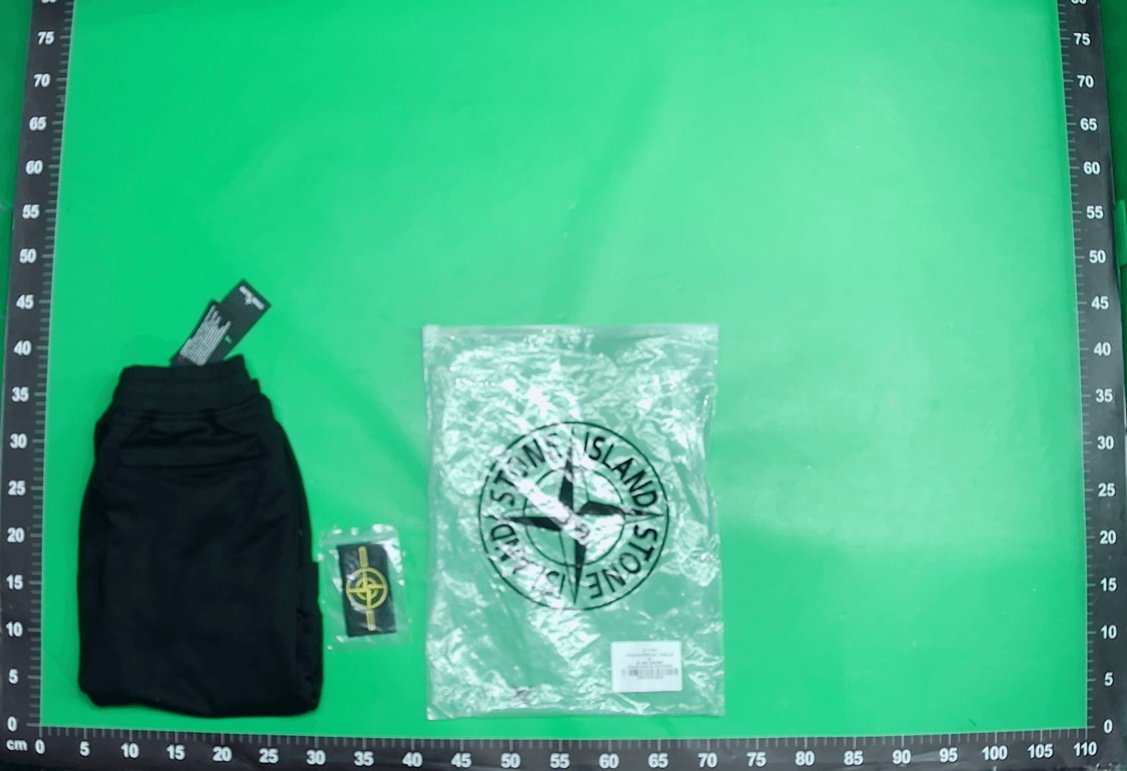 STONE徽章宽松抽绳运动罗盘卫裤 男女欧美短裤石头机能刺绣休闲裤 — miniatura QC 2
