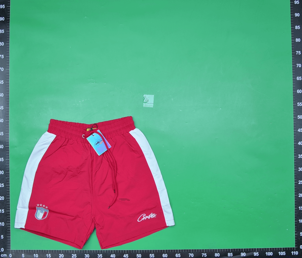 corteiz shorts美潮高街夏季运动休闲撞色徽章刺绣梭织速干短裤男 — miniatura QC 2