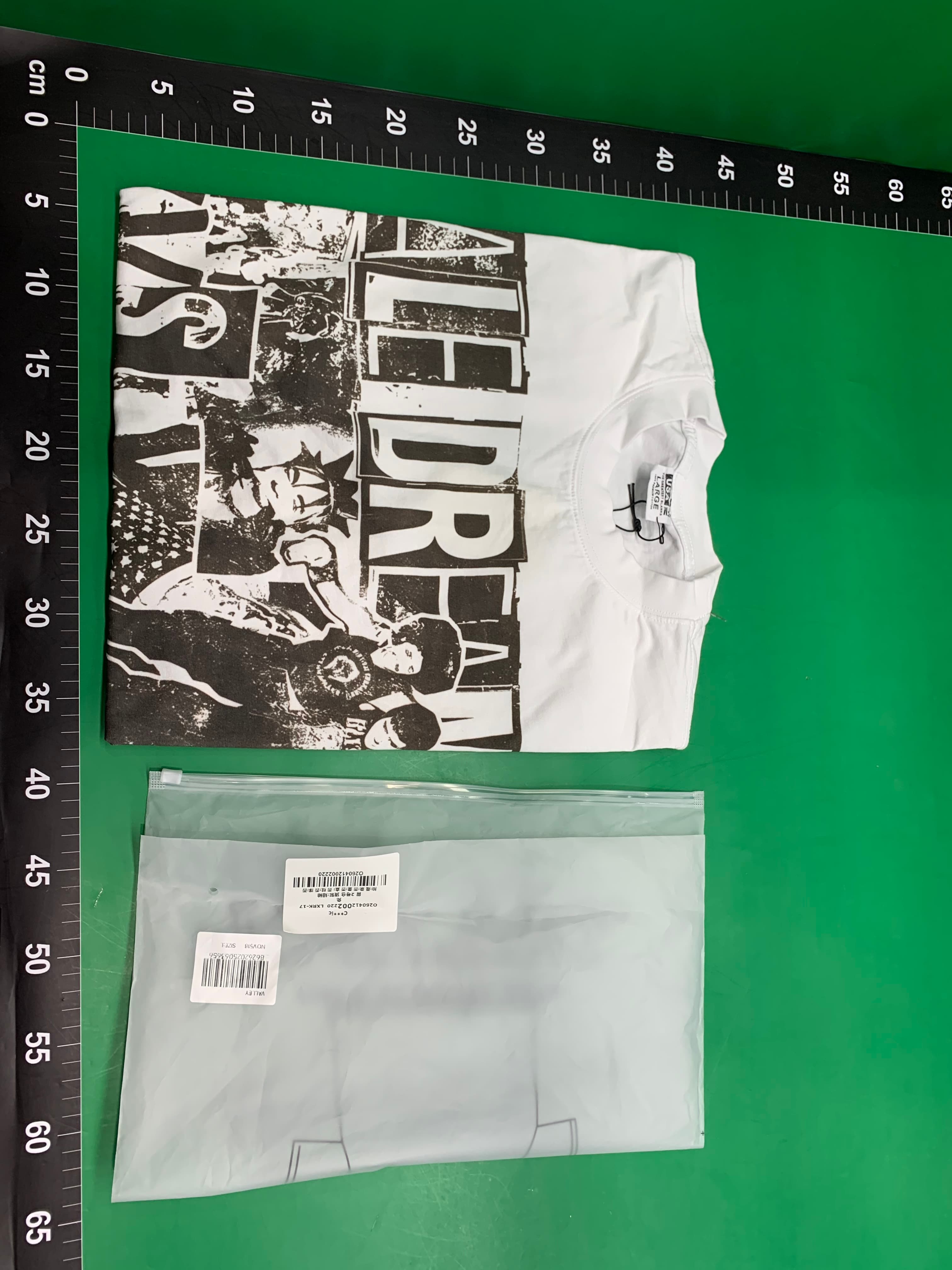 Vale sports Valley Dreams水洗做旧印花欧美嘻哈宽松短袖Tee恤男 — miniatura QC 4