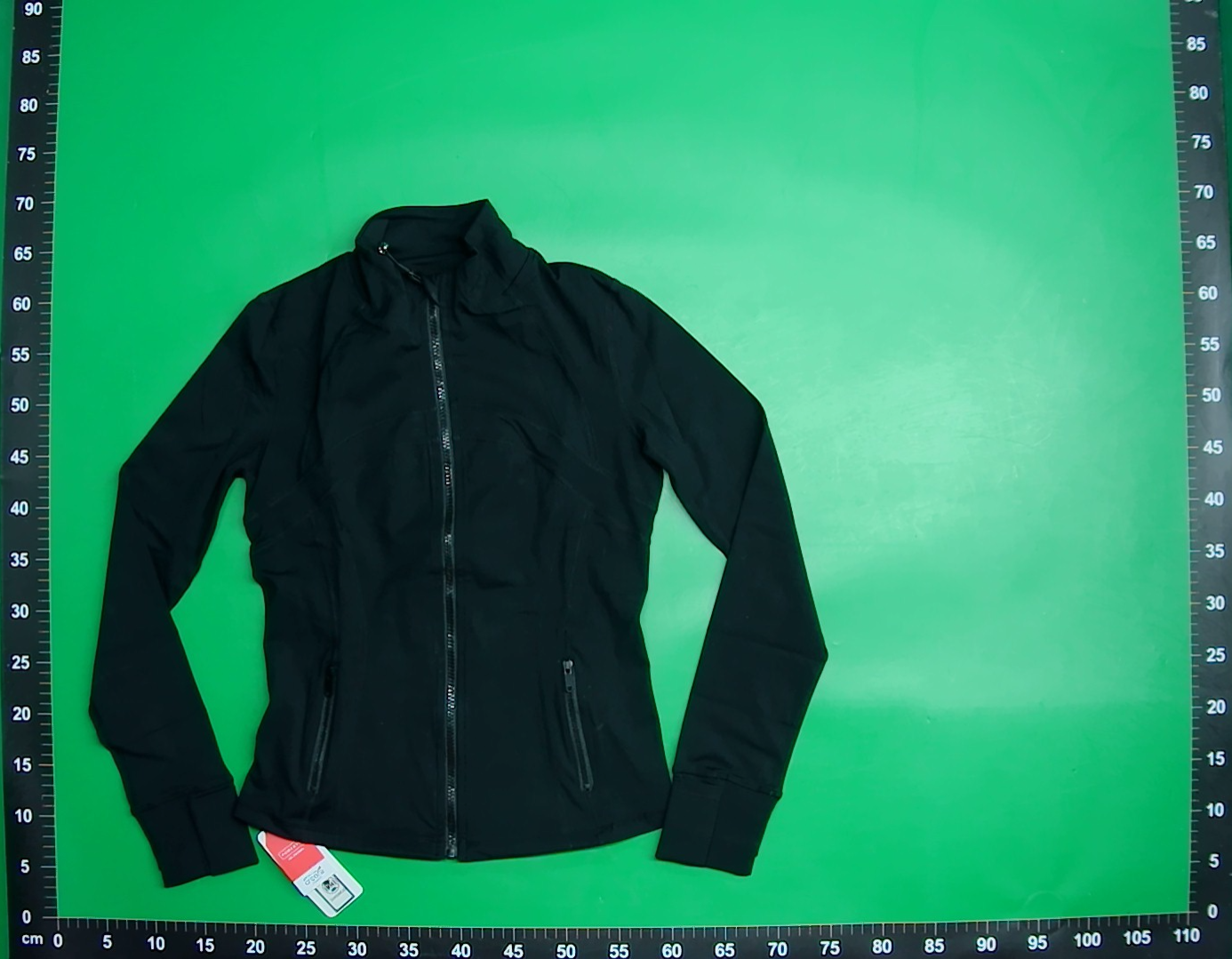 户外运动立领拉链外穿瑜伽外套修身长袖上衣健身服lu款瑜伽服外套 — foto QC 1