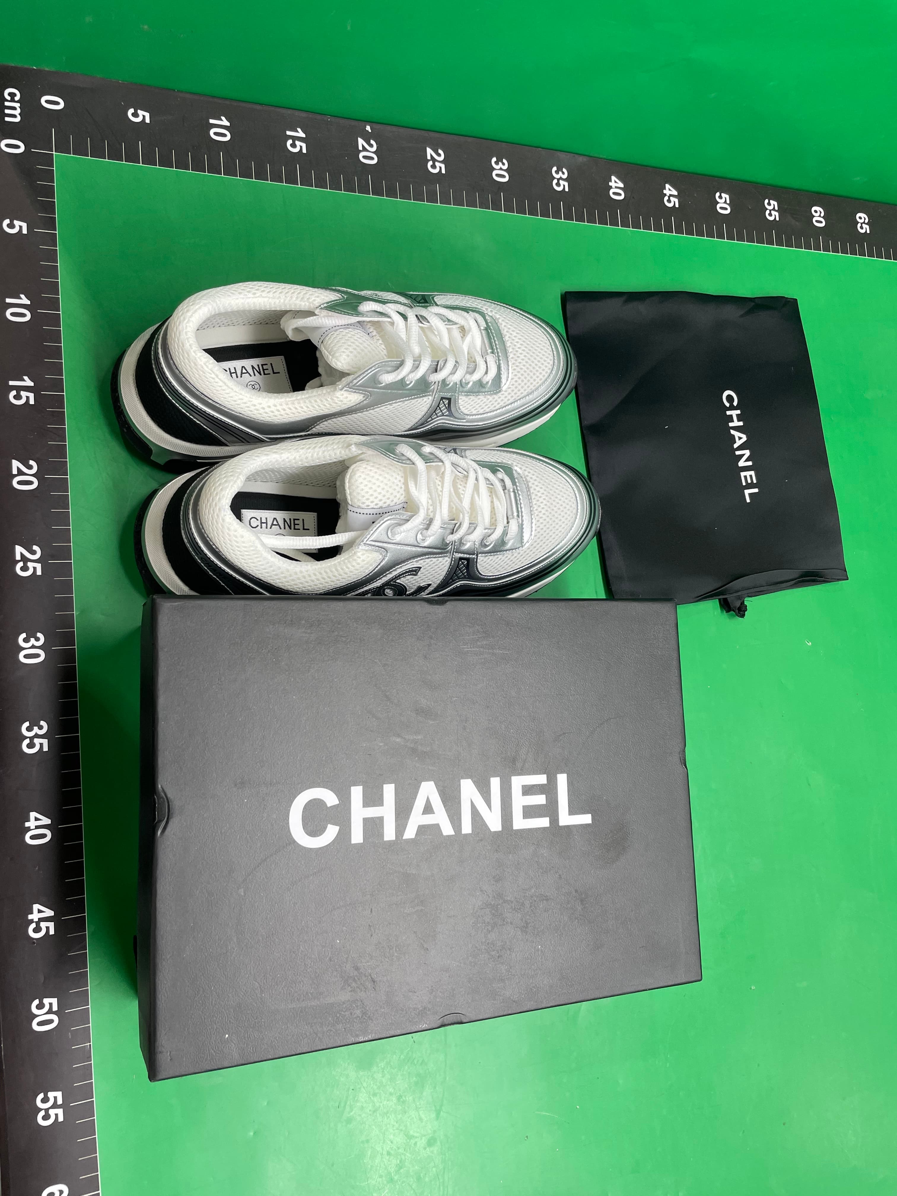 Cross-border Silver Corner King Women's Shoes Show Sneakers Running Shoes Mesh Thick Bottom Casual Height Increase Large Size Torre Shoes — miniatura QC 3