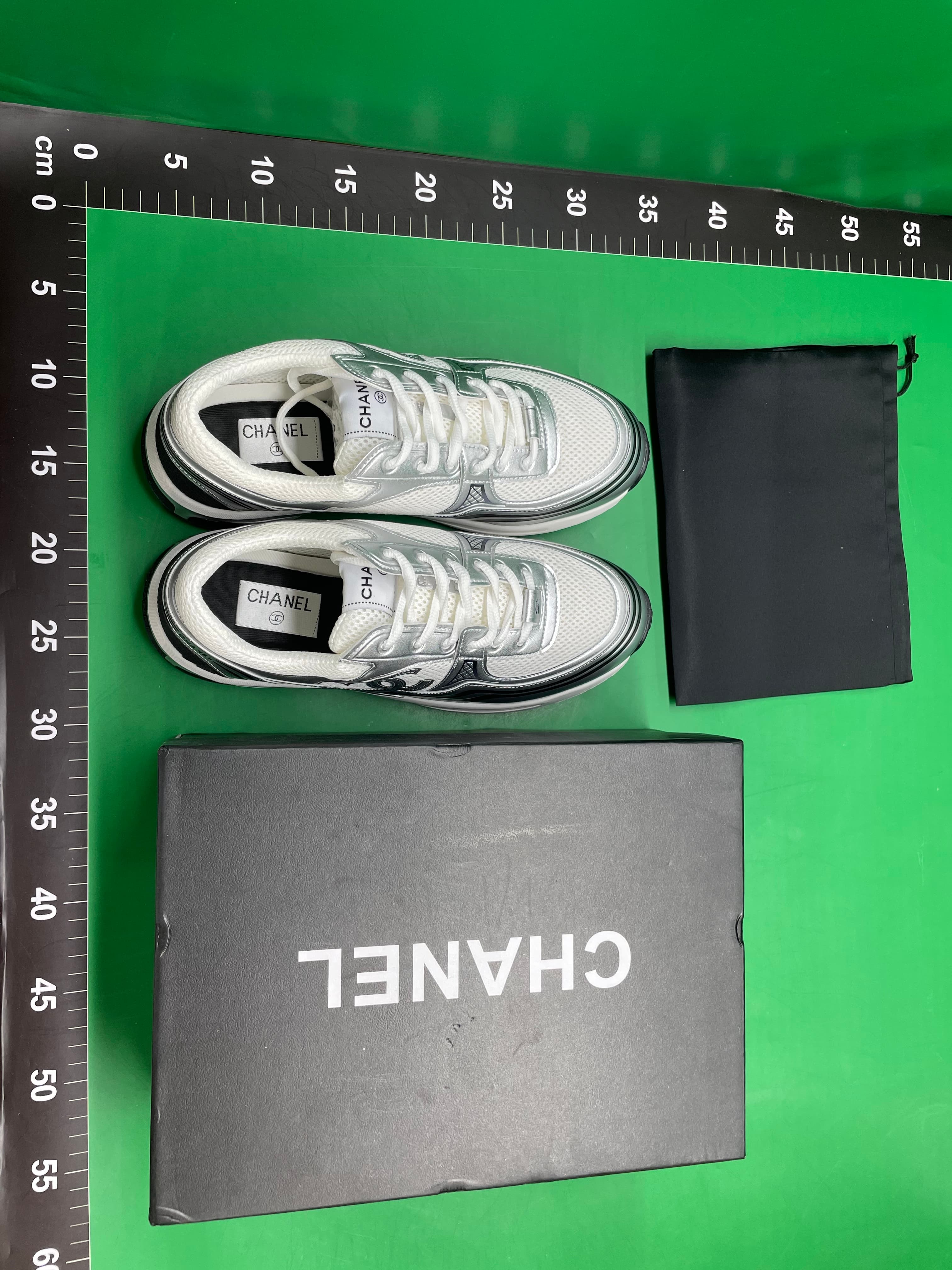 Cross-border Silver Corner King Women's Shoes Show Sneakers Running Shoes Mesh Thick Bottom Casual Height Increase Large Size Torre Shoes — foto QC 1
