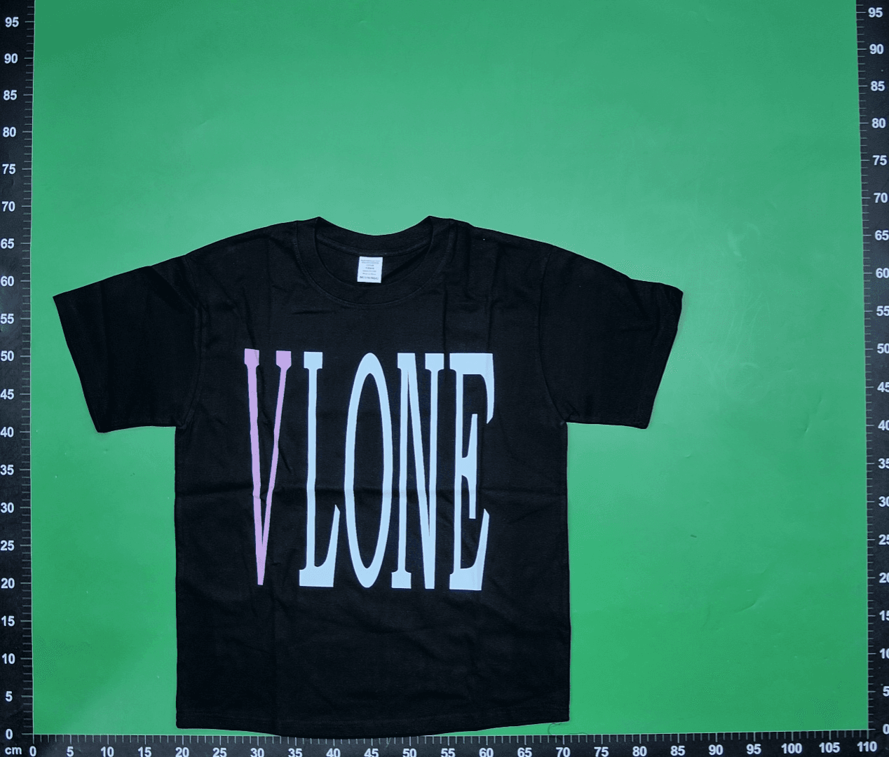 外单VLONE FOG潮牌大V字母Logo樱花短袖素描刺绣唇印涂鸦印花T恤 — miniatura QC 4