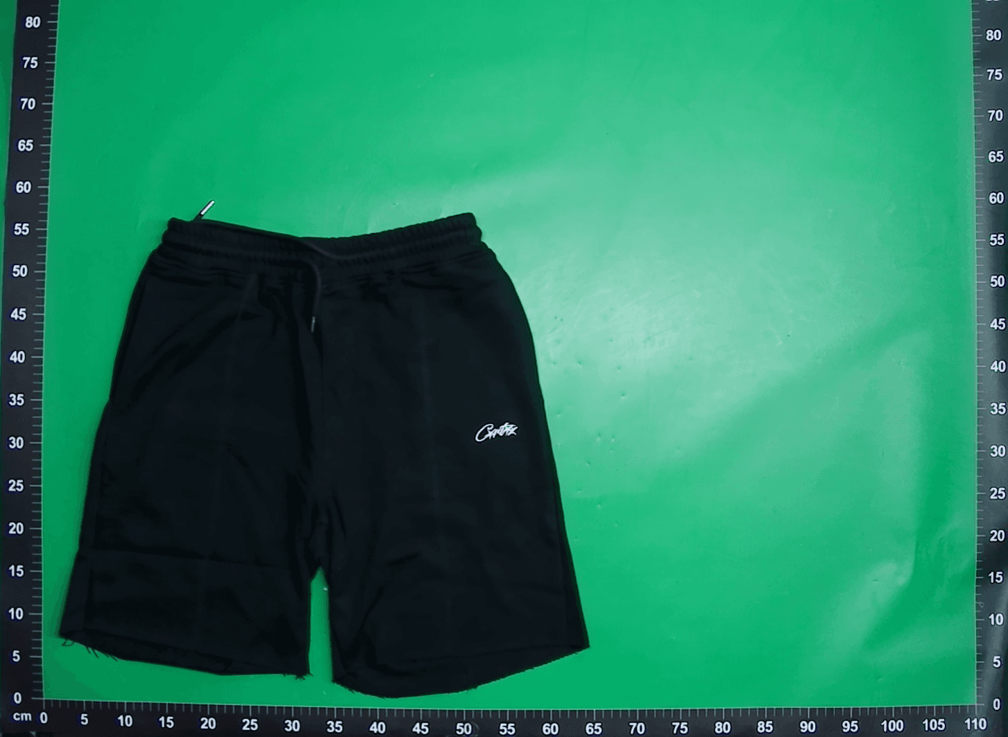 Correct Version Corteiz Alcatraz Street Embroidered Logo American High Street Loose Terry Shorts for Men and Women Summer — miniatura QC 4