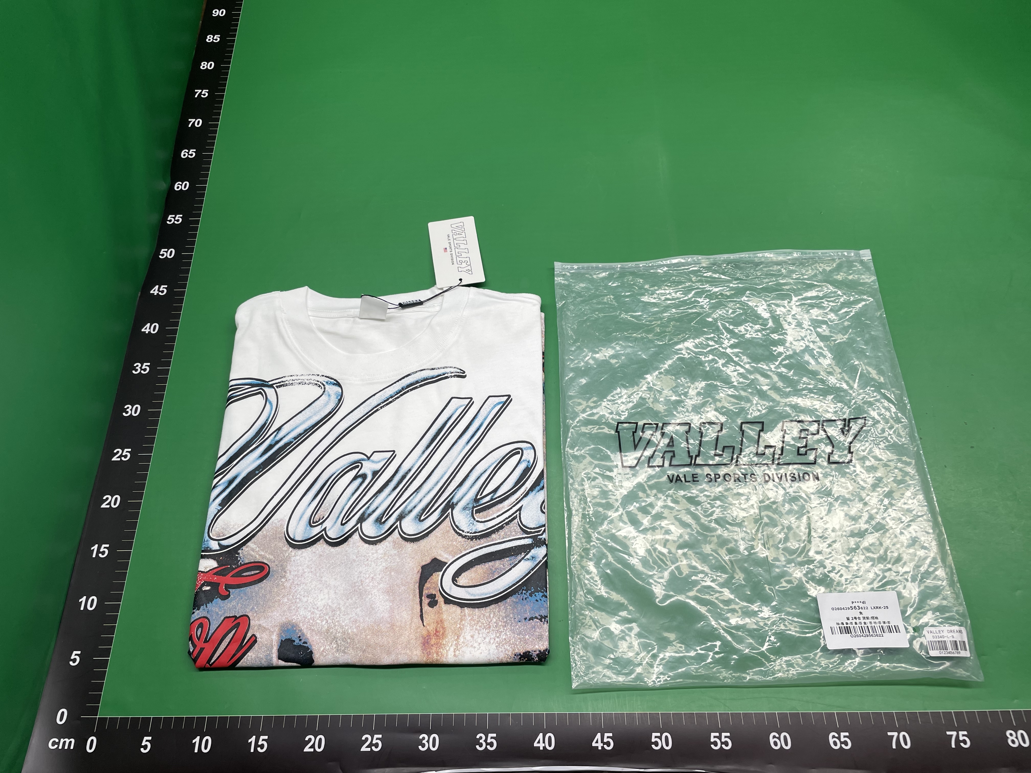 美式潮牌外贸Vale新款复古印花夏季高街男重磅纯棉短袖T恤VALLEY — miniatura QC 3