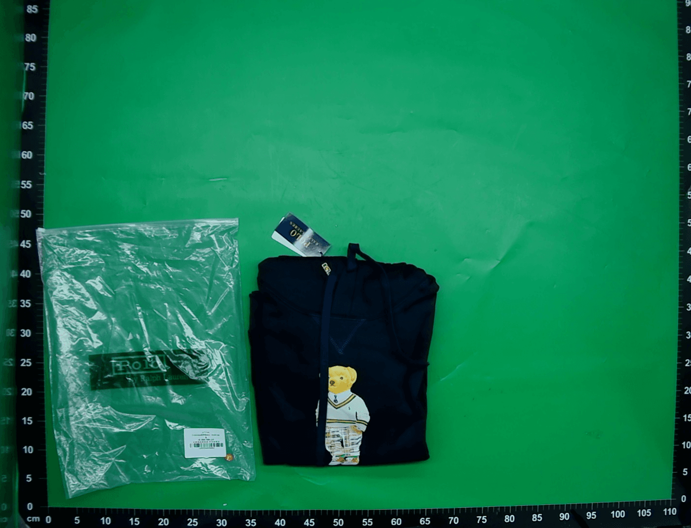 24年春Polo Bear连帽拉夫劳伦小熊卫衣男冬款上衣套头连帽抓绒外 — miniatura QC 3