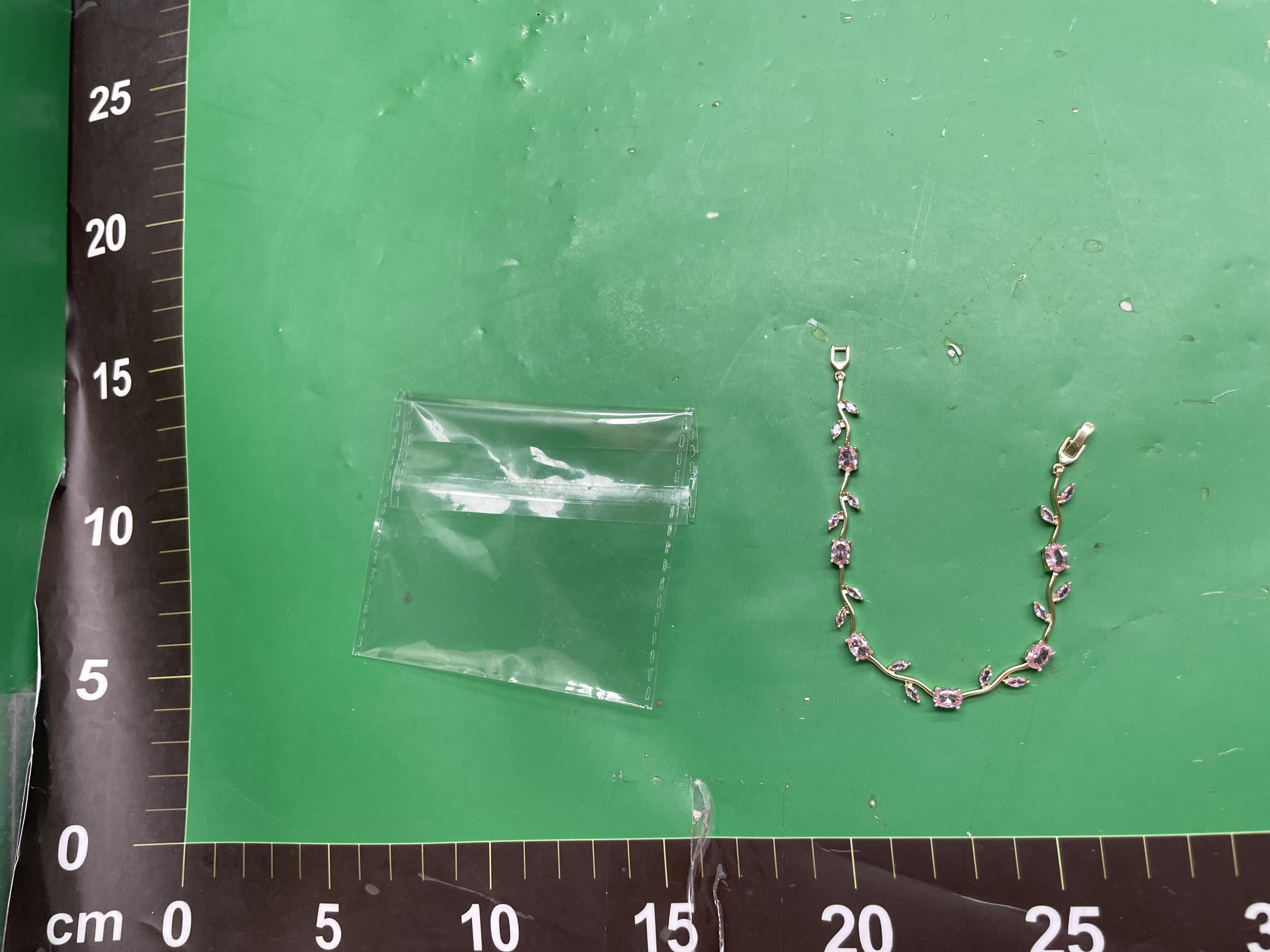 花朵铜镶嵌彩锆树叶手链女气质百搭轻奢饰品手工高级感首饰手饰 — miniatura QC 4