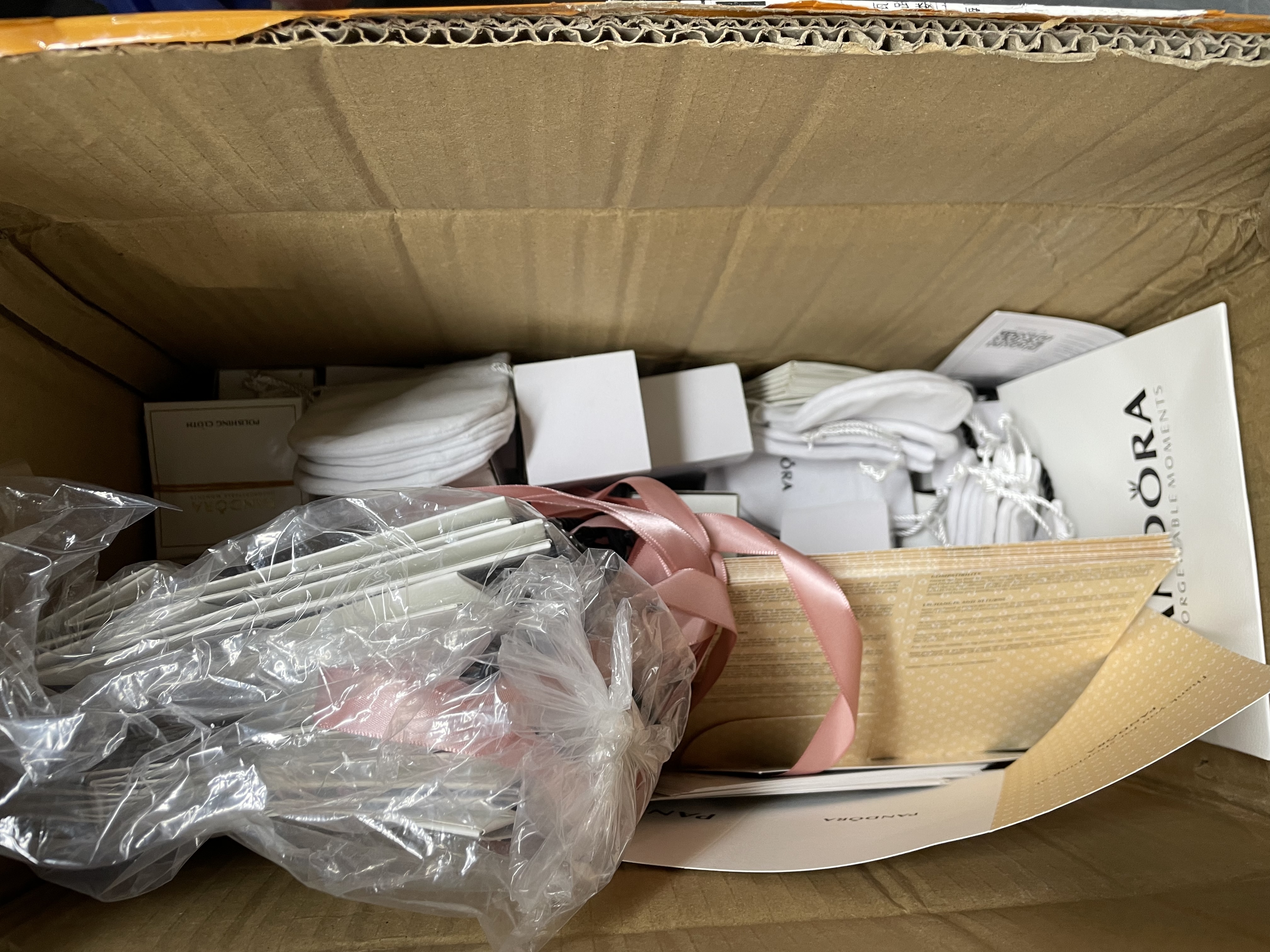 潘家饰品原版经典款包装礼袋六件套手镯手链盒擦银布说明书绒布袋 — miniatura QC 3