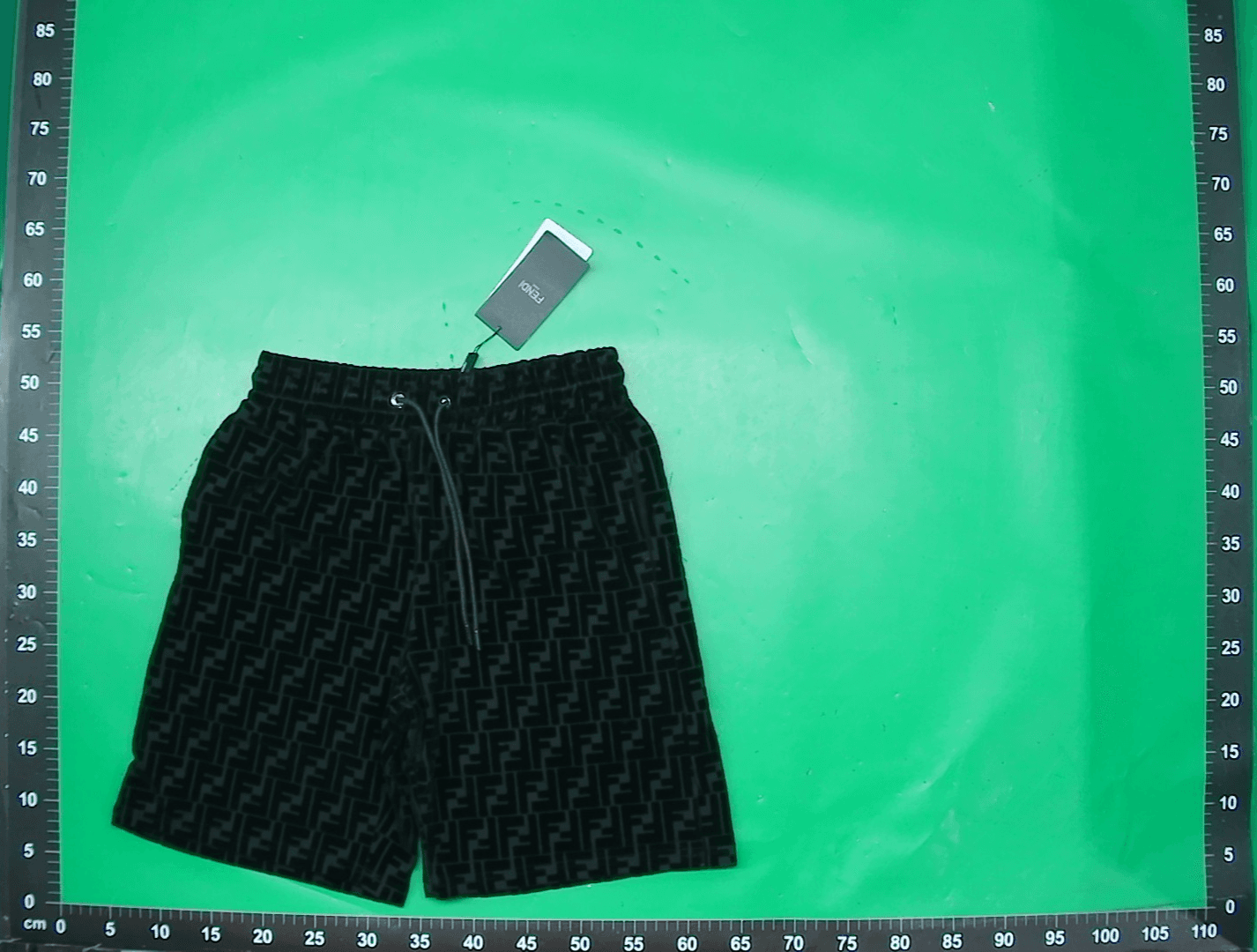 高品质芬短袖FEN套装迪翻领DI套装经典款字母满印POLO套装男女 — miniatura QC 2
