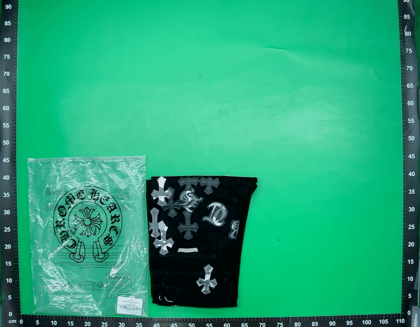 跨境新款26SS潮牌CH克罗直筒堆积神级版型情侣金属贴皮牛仔裤合集 — miniatura QC 2