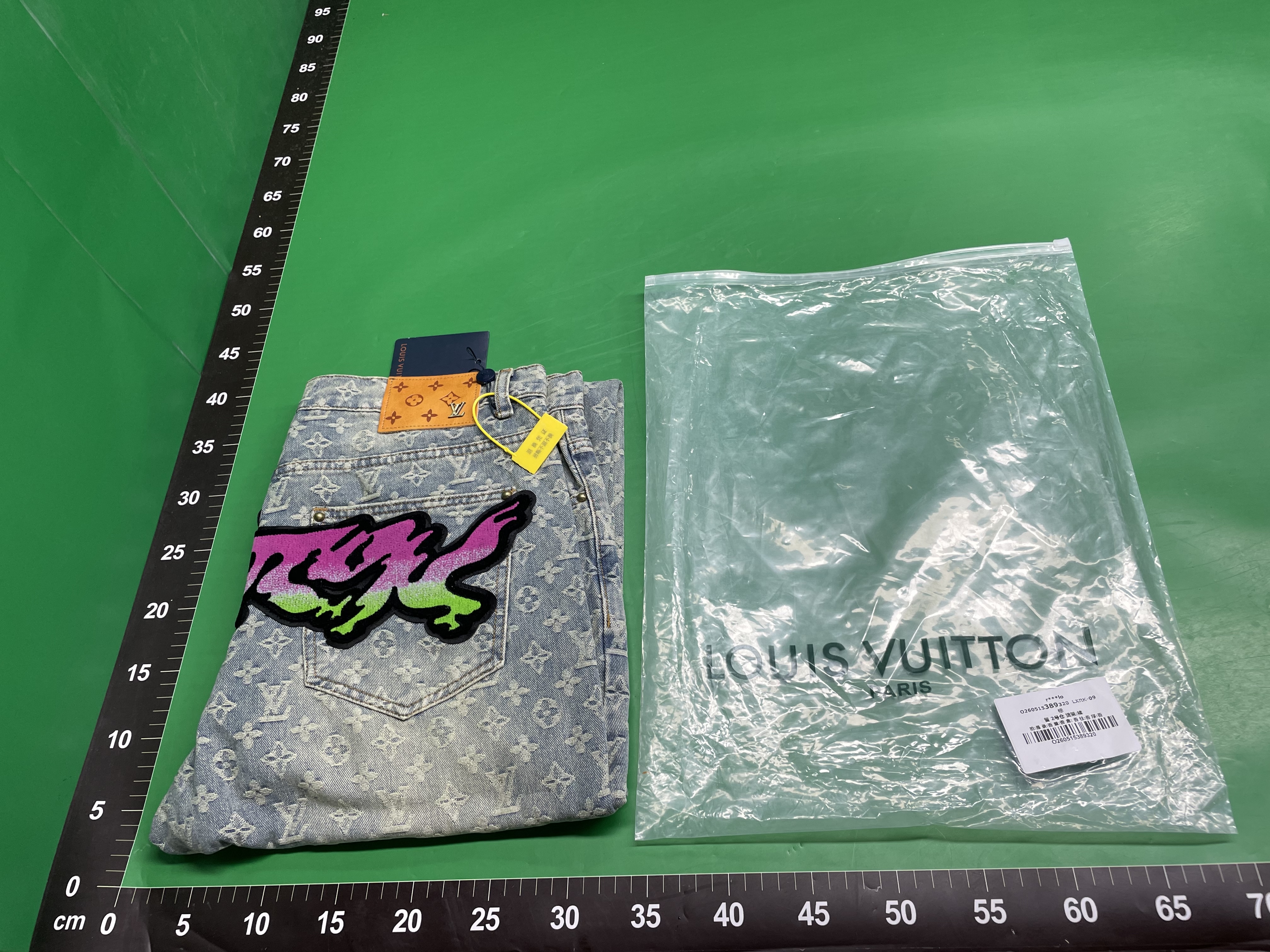 外贸 正确版驴家老花牛仔裤25年新款直筒裤休闲长裤男女情侣跨境 — miniatura QC 4