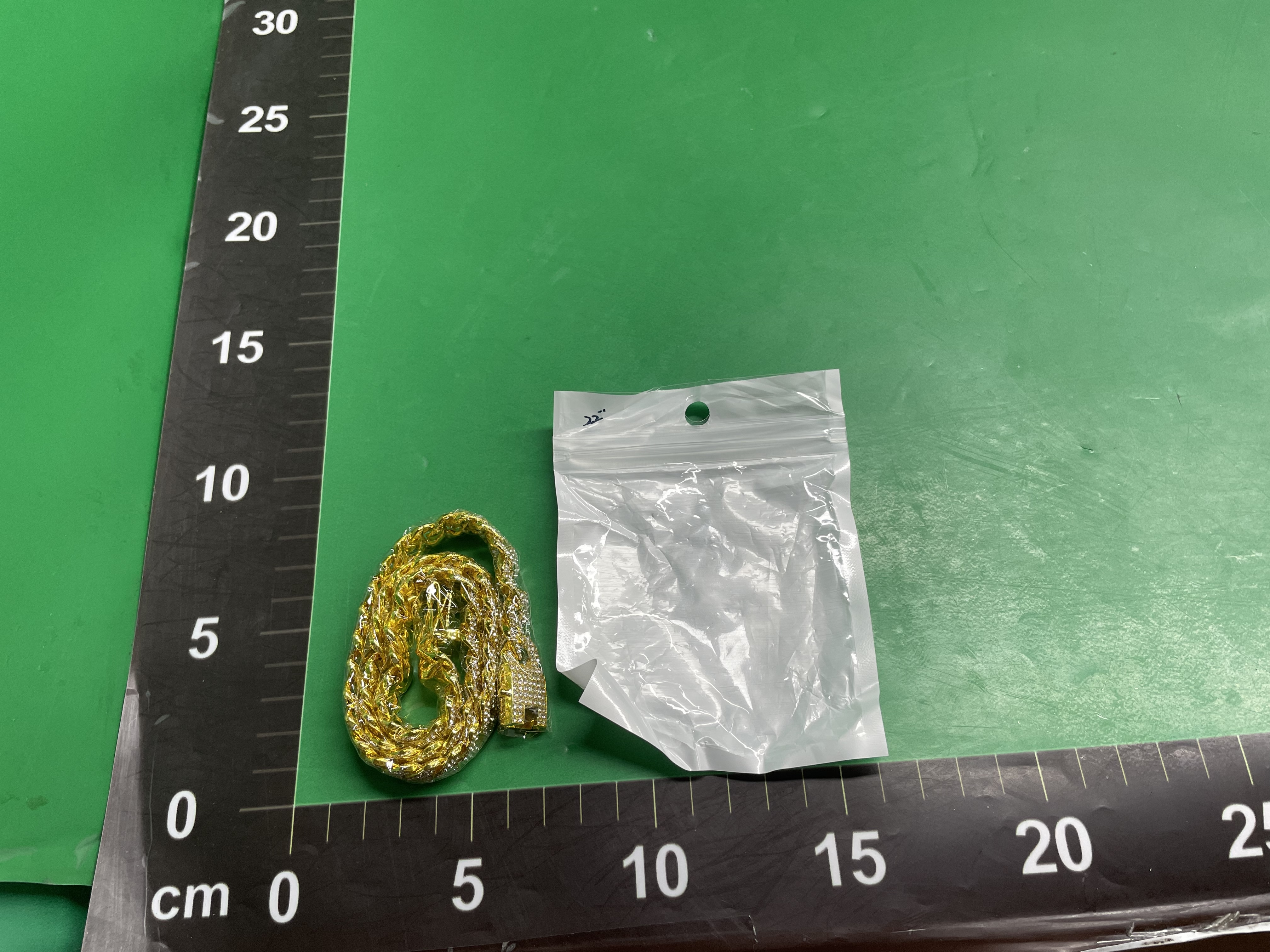 欧美嘻哈14MM满钻菱形古巴链男士项链跨境专供夸张锁骨链颈链配饰 — miniatura QC 5