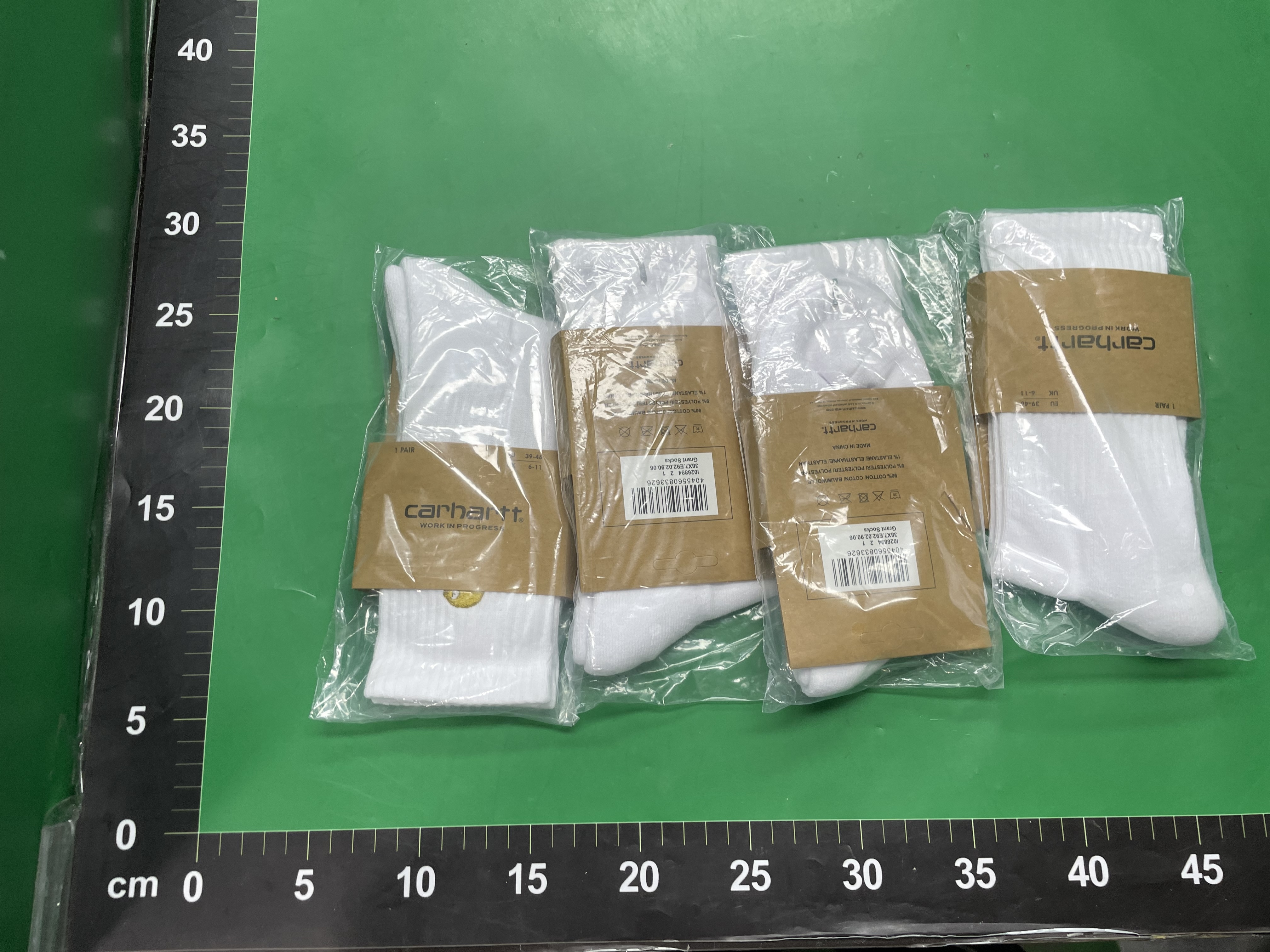 卡哈特carhartt毛巾底中高筒运动袜潮牌工装袜男女纯色袜子百搭 — miniatura QC 4