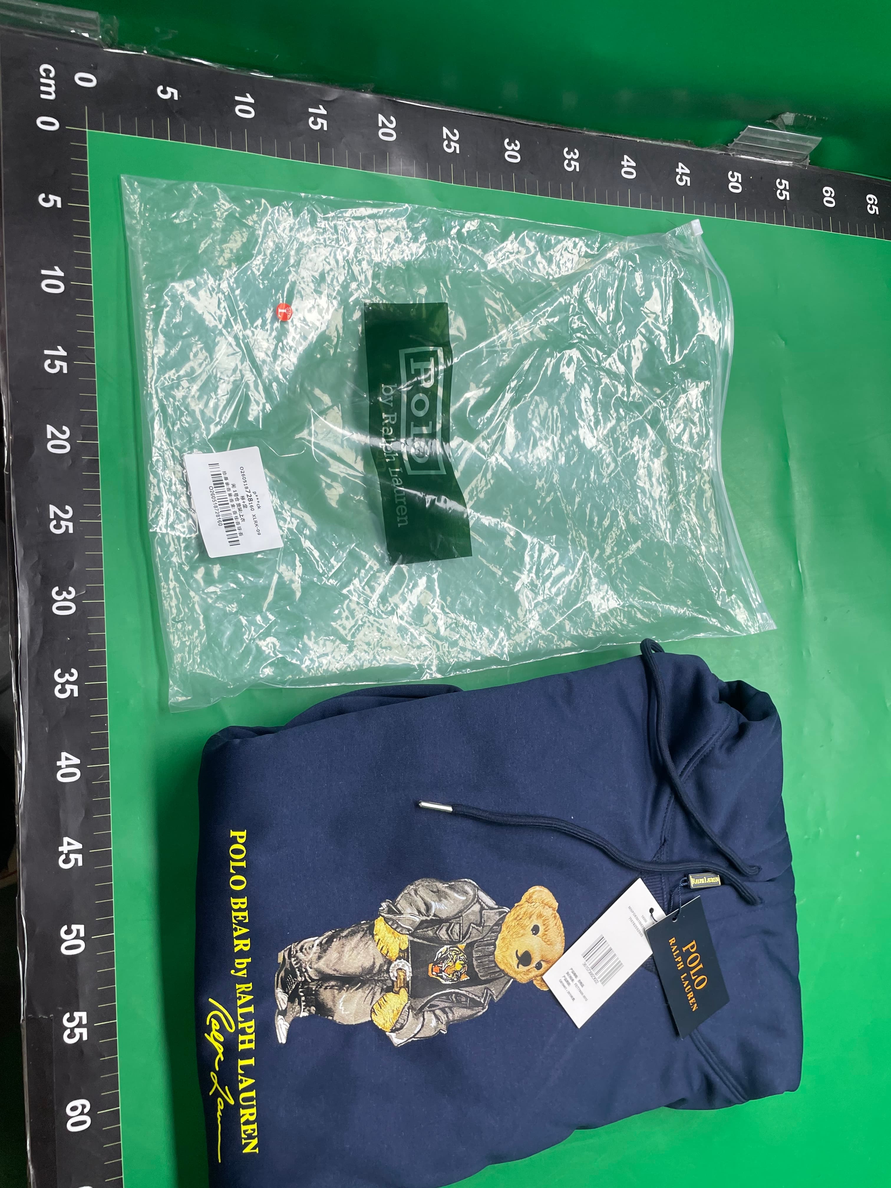 24年春Polo Bear连帽拉夫劳伦小熊卫衣男冬款上衣套头连帽抓绒外 — miniatura QC 2