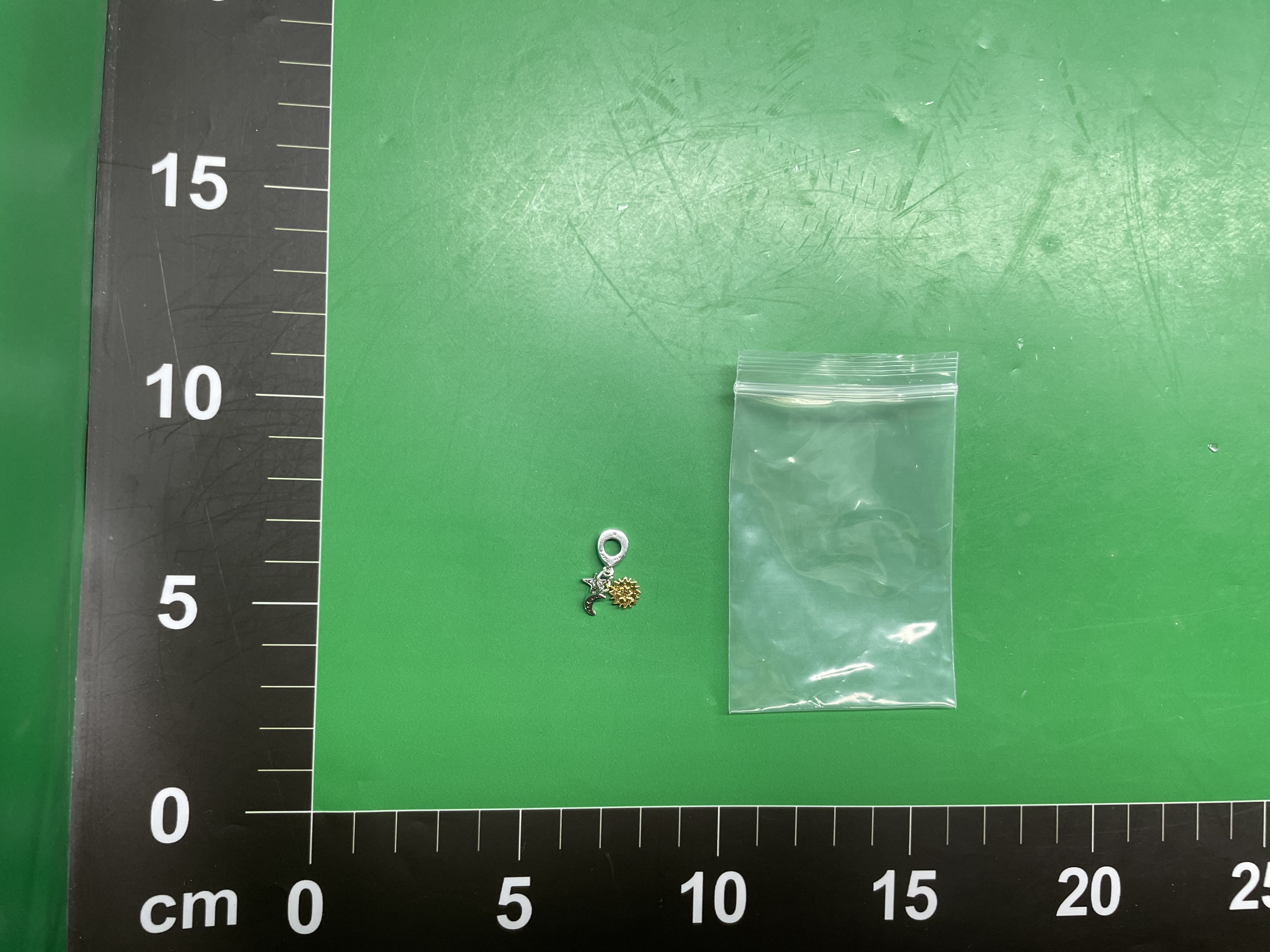 潘家迪士斯尼系列白铜镀银蝴蝶美人鱼螃蟹手链DIY配件珠子 — miniatura QC 6