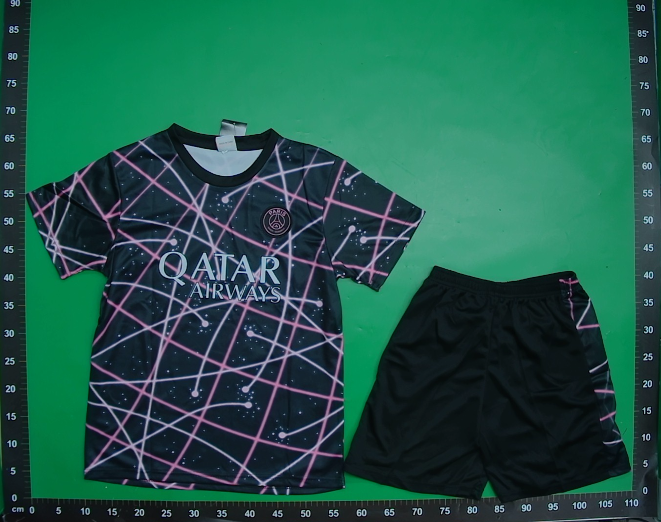 儿童足球服套装阿根廷球衣服装幼儿园运动透气吸汗童装服定制批发 — miniatura QC 4