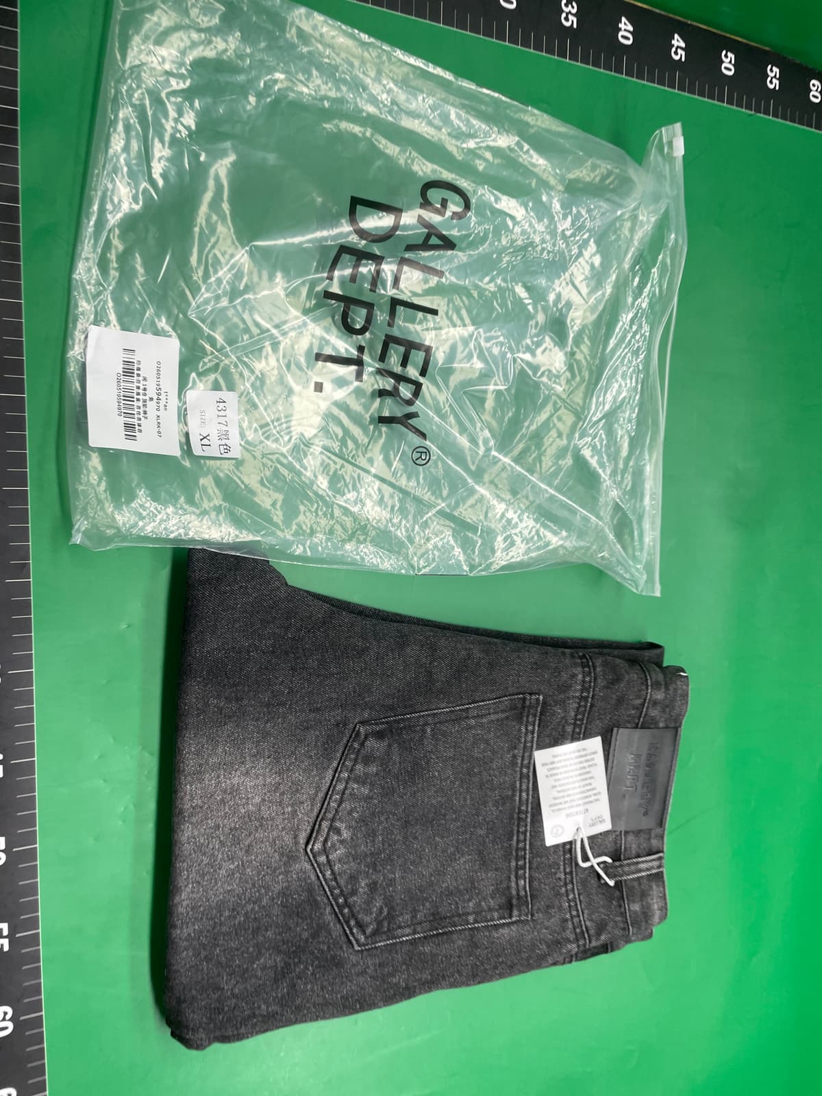 GALLERY DEPT JEANS美潮高街复古泼墨涂鸦春秋休闲直筒牛仔长裤男 — miniatura QC 2
