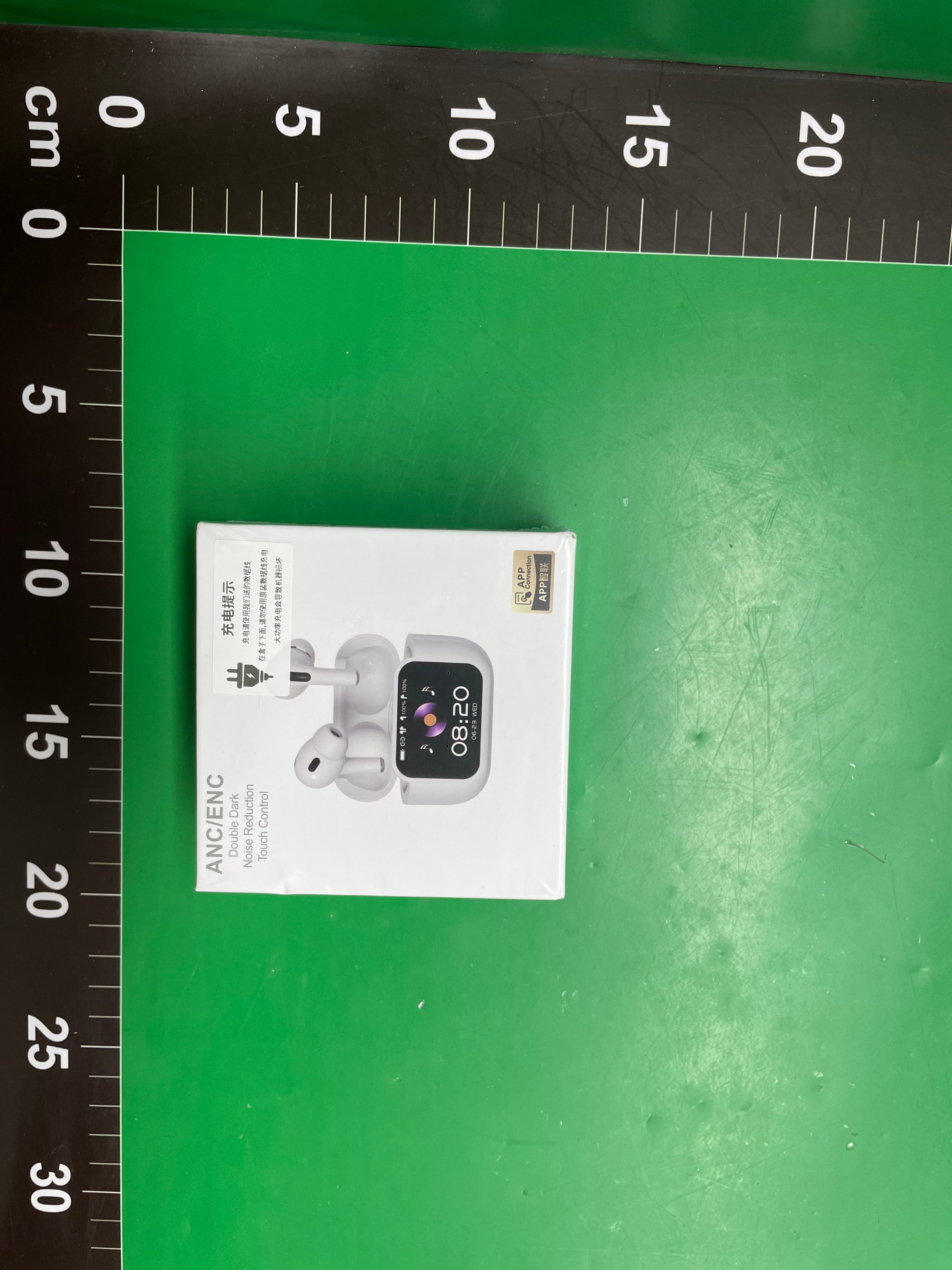 跨境外贸 V8显示屏A9pro彩屏无线入耳式TWS降噪蓝牙耳机ANC长续航 — foto QC 1