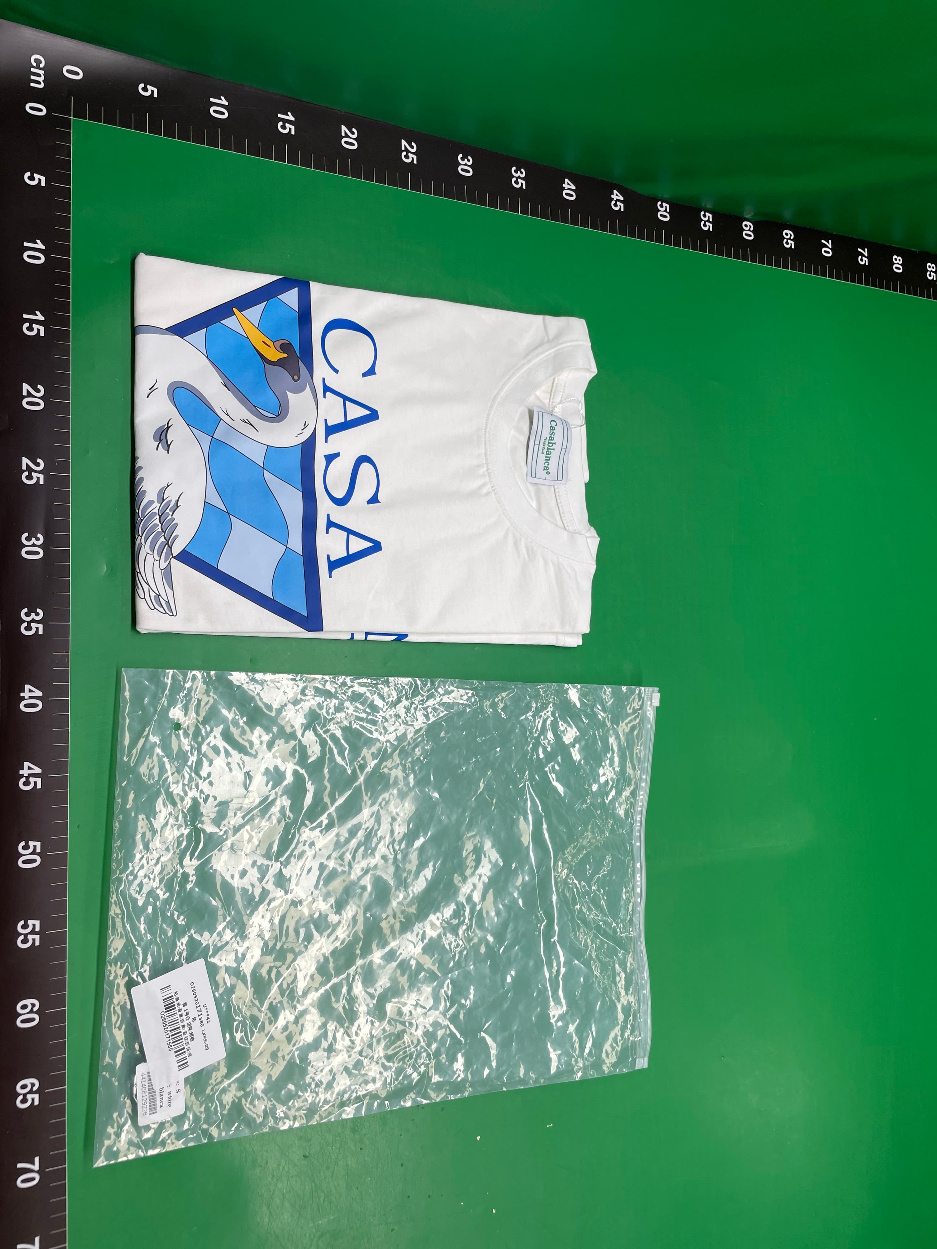 跨境卡萨布兰卡夏季新款 Casablanca LOGO印花男女宽松短袖T恤潮 — miniatura QC 4