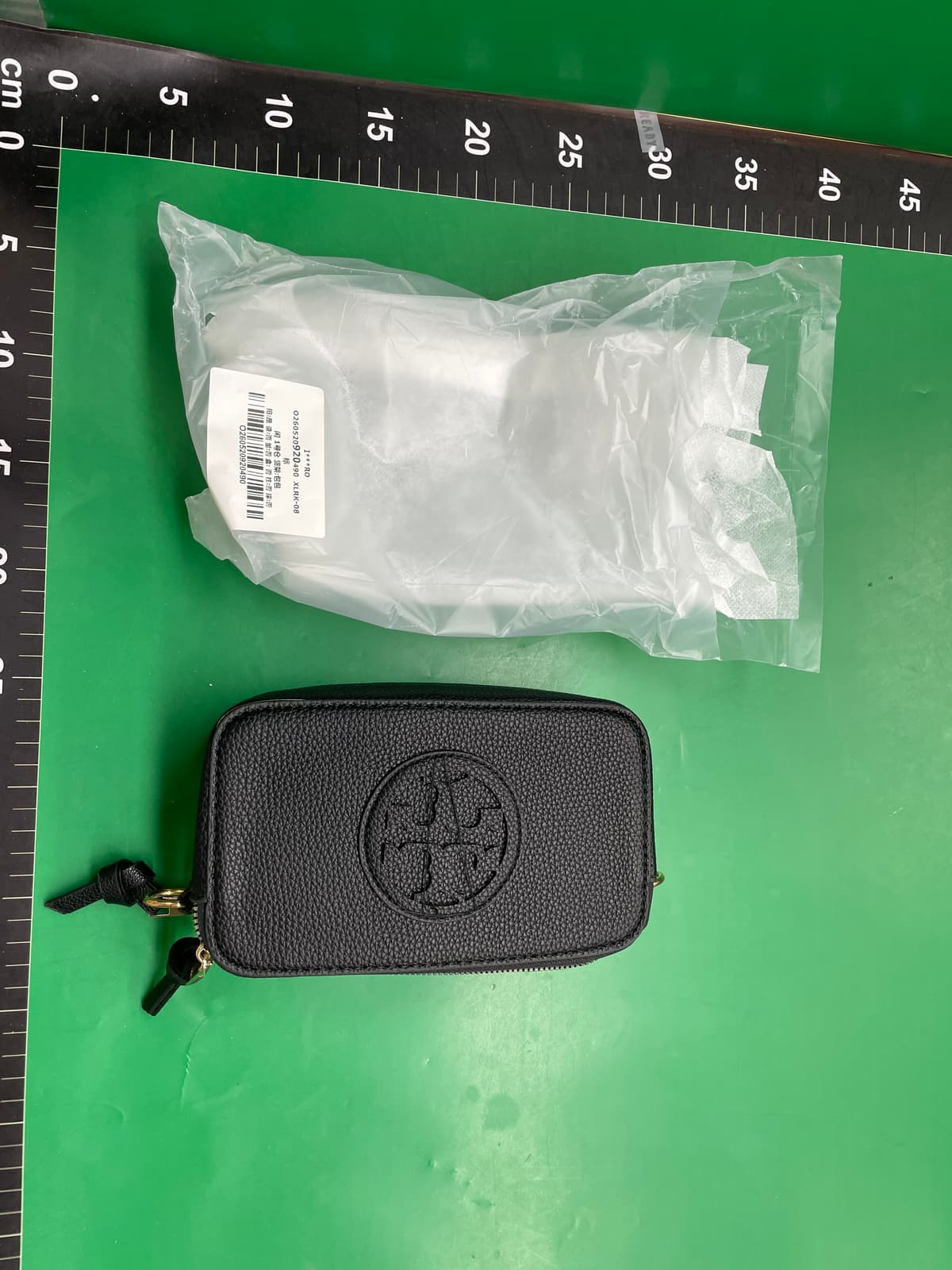 TB新款外贸女包斜挎包手提荔枝纹宽肩带双拉链小方相机包单肩包 — foto QC 1