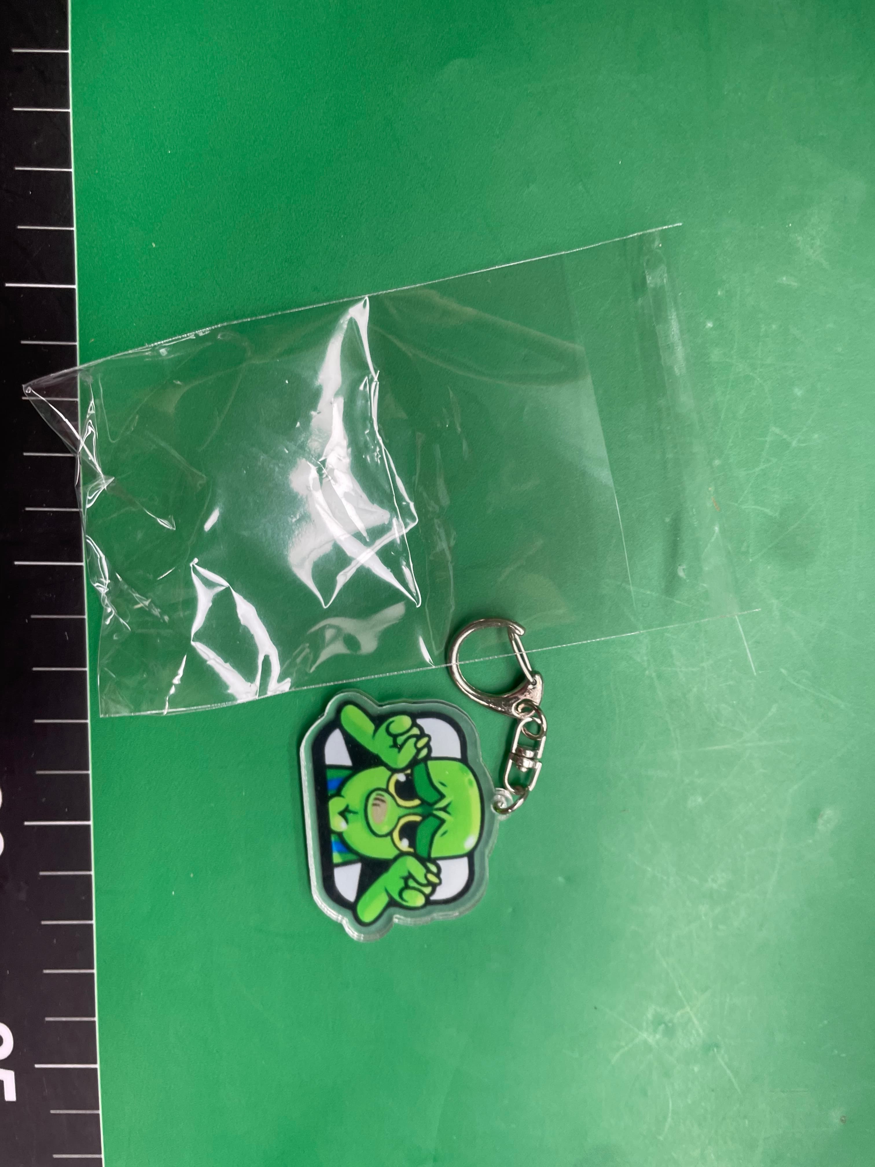 Royal Battle Goblin Emoticon Acrylic Keychain Pendant Game Peripheral Mimi Mimi Backpack Accessory — miniatura QC 6