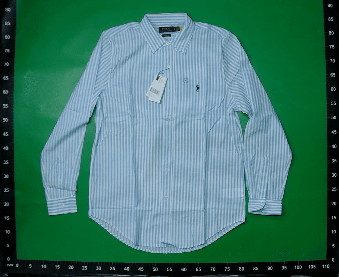 Autumn 2025 Blue Striped Cotton Linen Long Sleeve Shirt Loose Thin Linen Shirt Women Casual Top — foto QC 1
