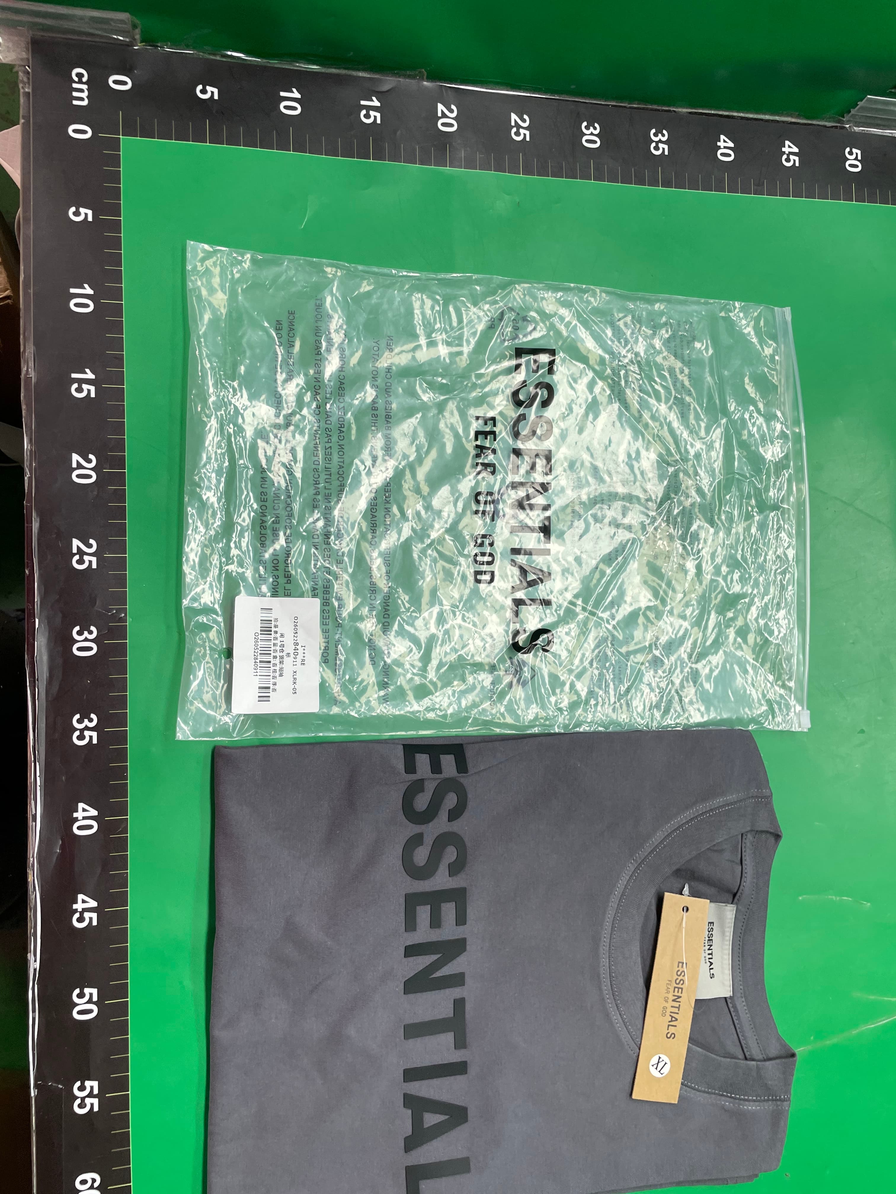 FOG潮牌复线ESSENTIALS背后印花网眼t恤新款男女街头百搭宽松短袖 — miniatura QC 5