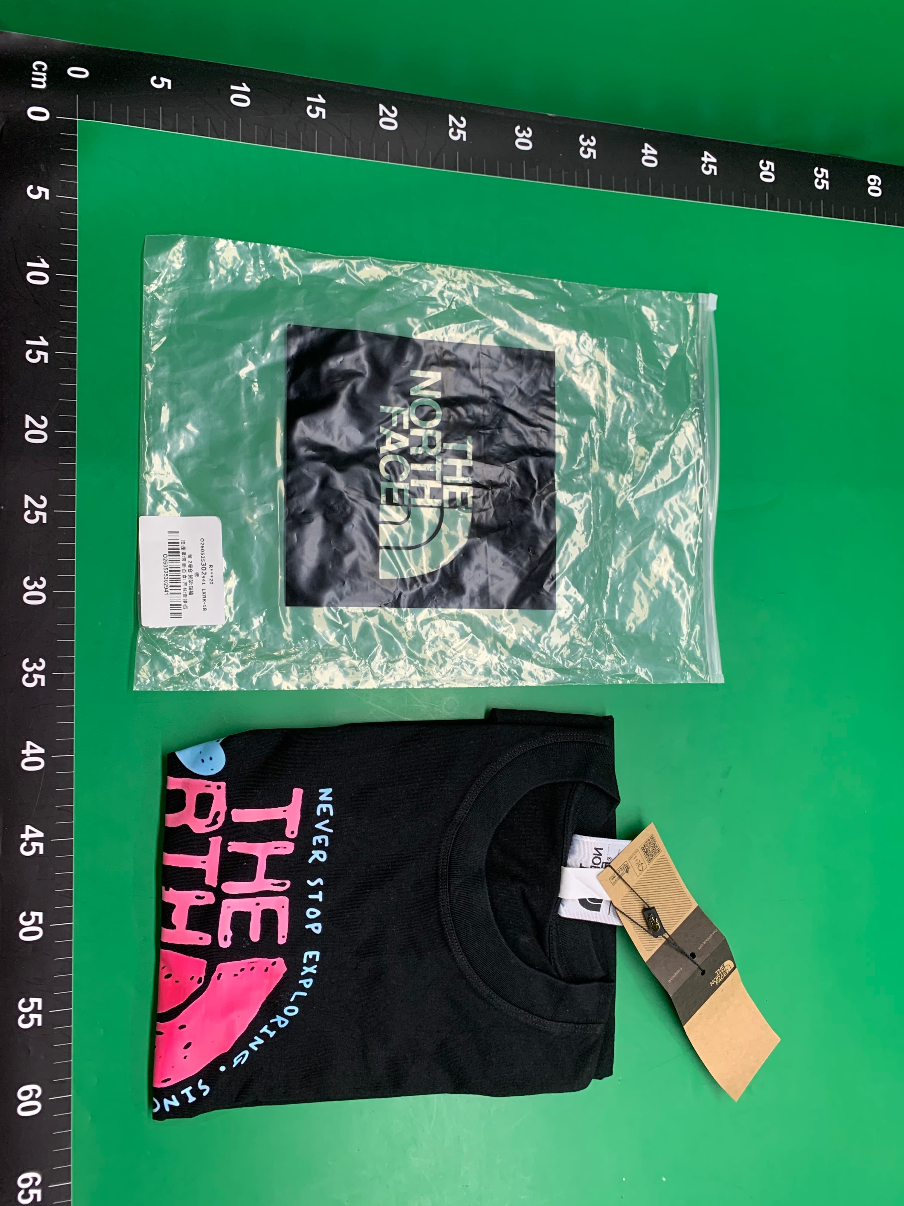 260g原标NT北脸家T恤衫男款情侣潮流印花宽尚百搭休闲短袖 — foto QC 1