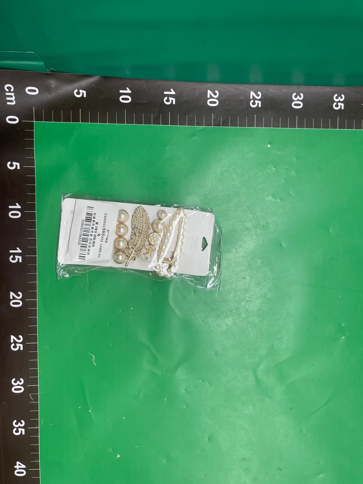 ins系头饰清新甜美侧边夹网红发饰复古海星5件套发卡水钻剪刀发夹 — foto QC 1