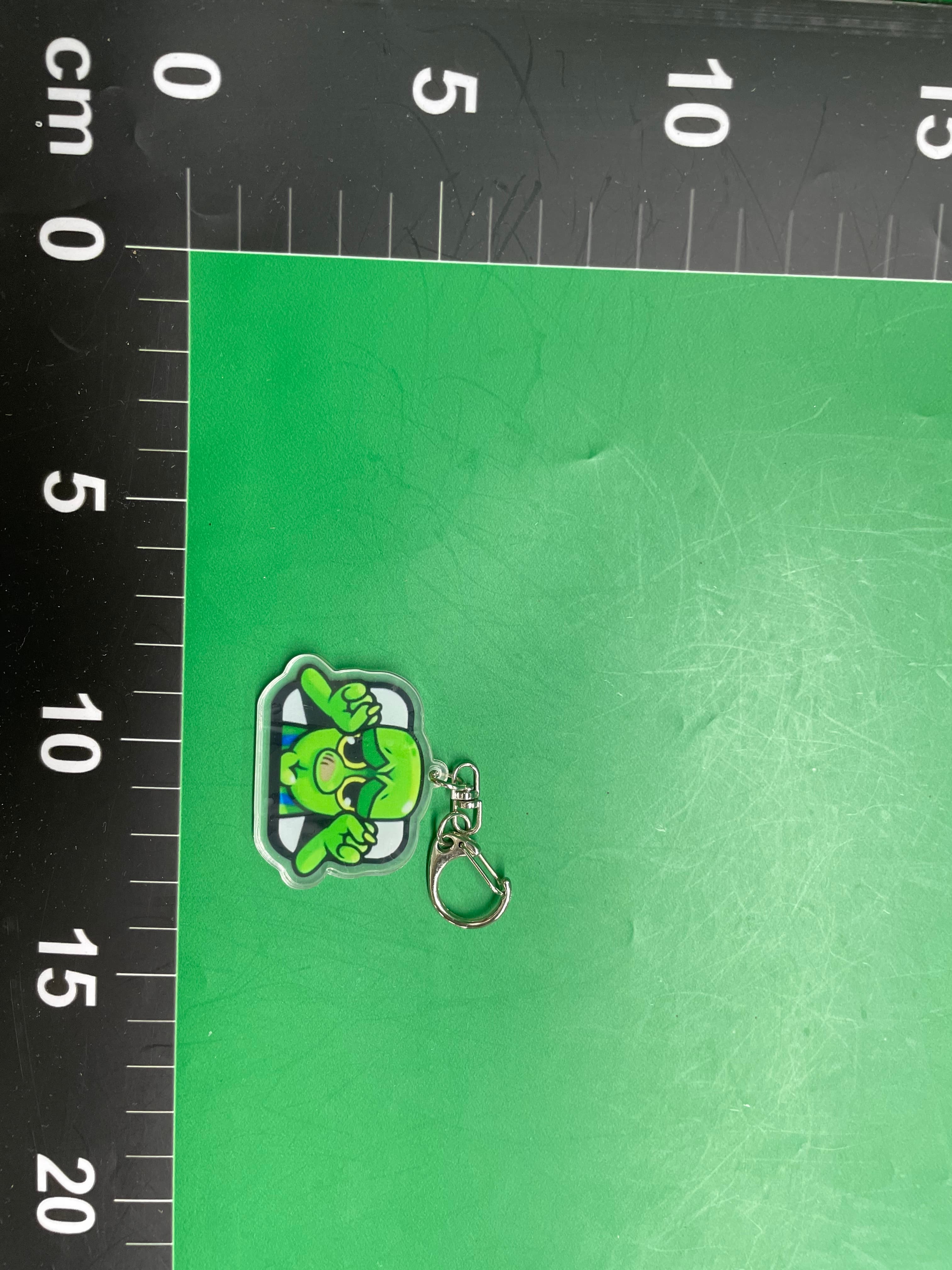 Royal Battle Goblin Emoticon Acrylic Keychain Pendant Game Peripheral Mimi Mimi Backpack Accessory — miniatura QC 3
