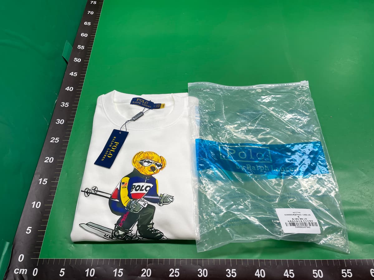 24SS现货POLO BEAR联名款圆领小熊拉家秋季男女情侣款卫衣 — miniatura QC 6