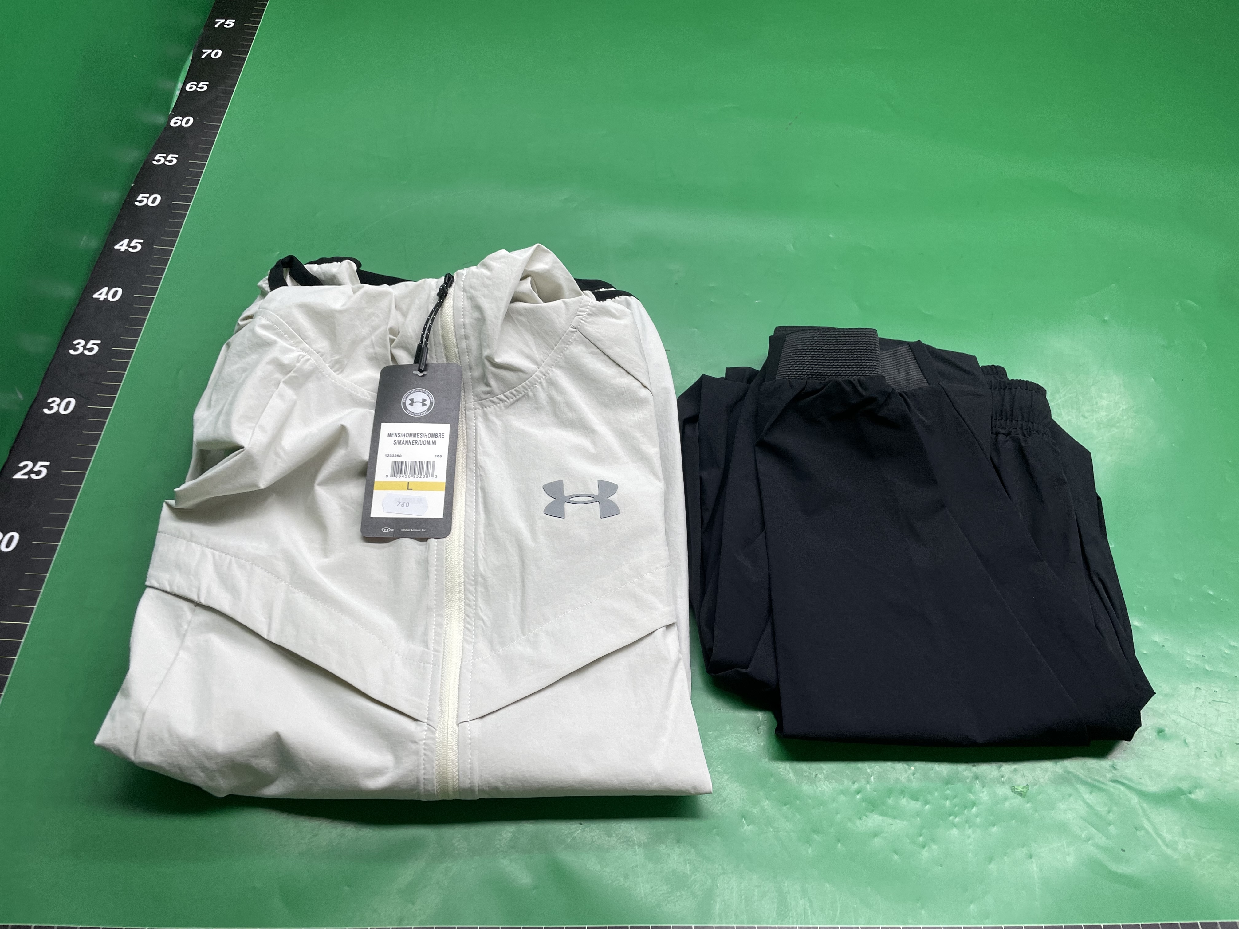 品牌LOGO跨境春秋户外连帽长袖运动套装套装男款透气速干跑步套装 — miniatura QC 5
