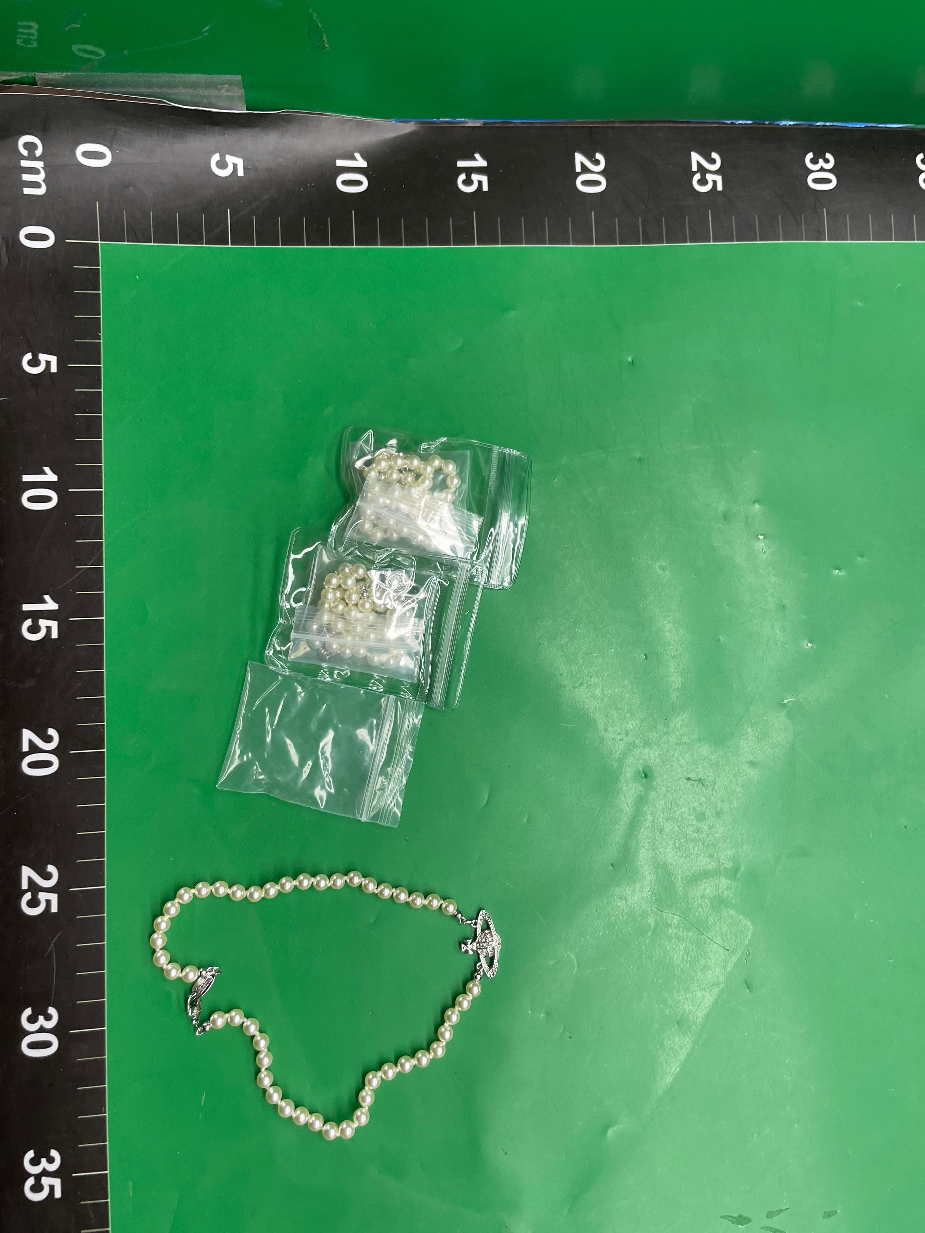 西太后项链女薇薇安土星珍珠别针回形针同款吊坠星球欧美工厂批发 — miniatura QC 3