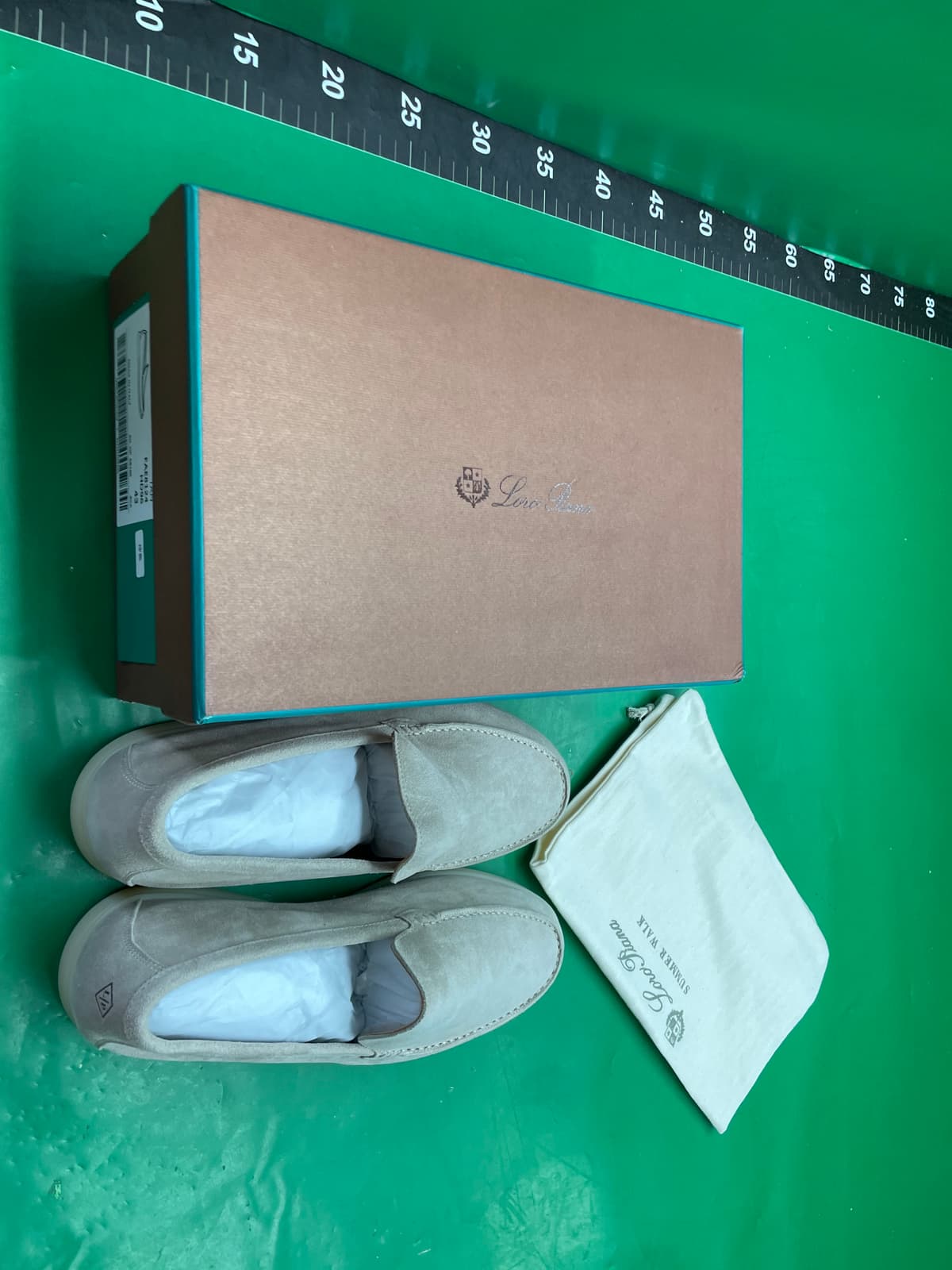 外贸高端夏季慢跑鞋牛筋软底一脚蹬绒面真皮休闲单鞋乐福鞋情侣款 — miniatura QC 2