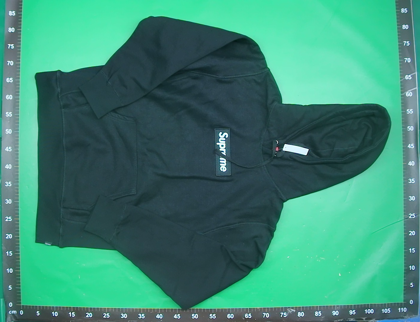 SUPREME 24FW发热华夫格加绒卫衣男女情侣款贴布图案拉链帽衫潮牌 — miniatura QC 3