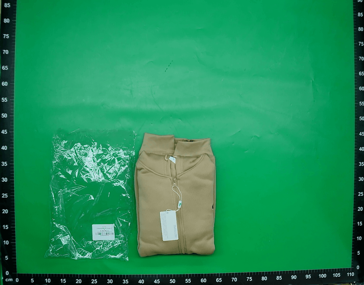红嘴刺绣连帽拉链卫衣男士休闲棉外套 — foto QC 1