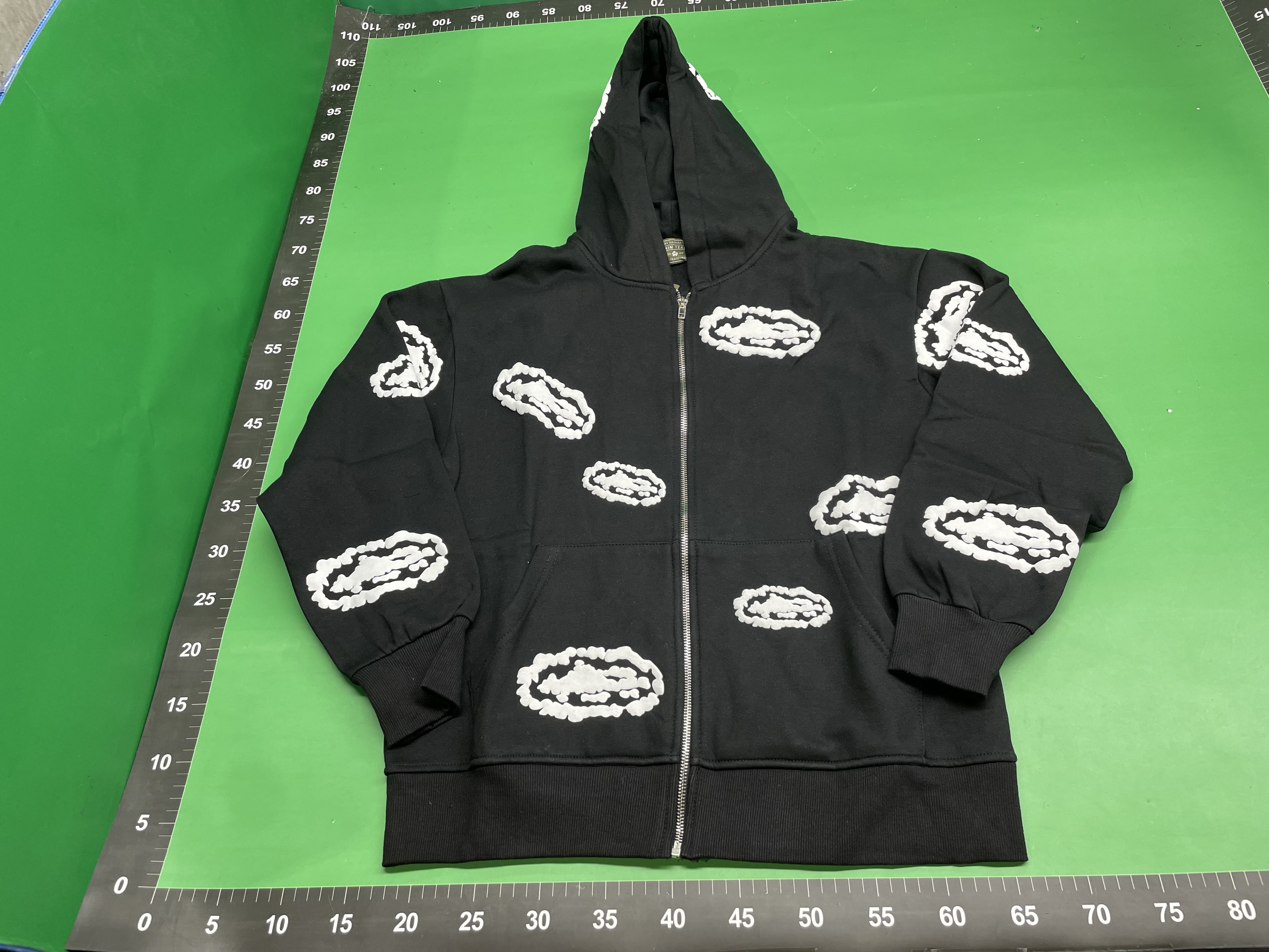 corteiz tracksuit美潮高街联名款运动休闲套装满印加绒卫衣长裤 — foto QC 1