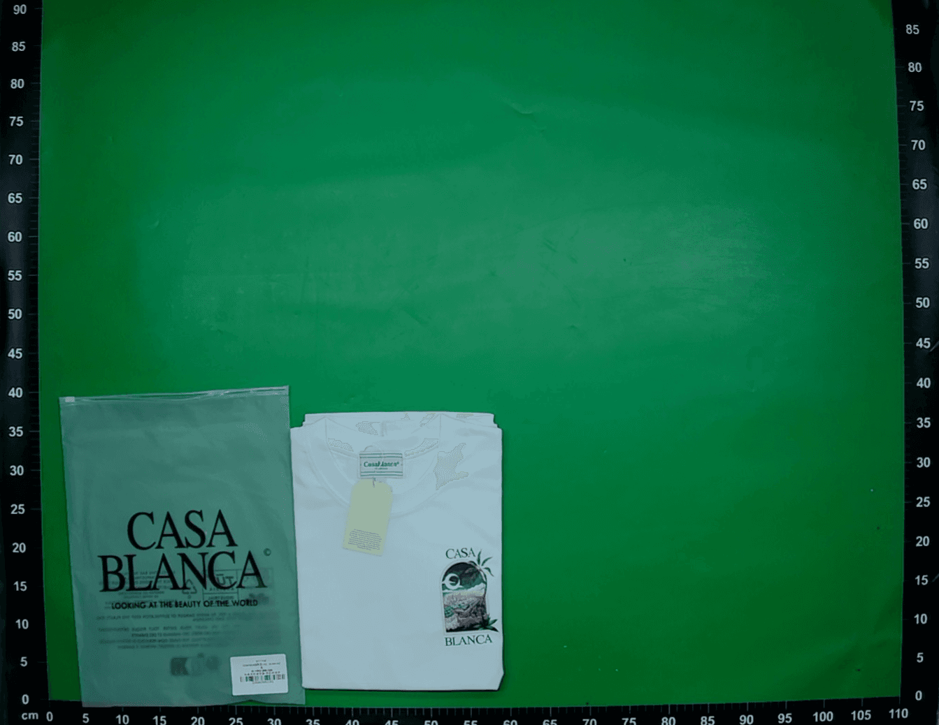 casablanca卡萨布兰卡短袖重磅纯棉260g美式潮牌小众宽松高街t恤 — miniatura QC 5