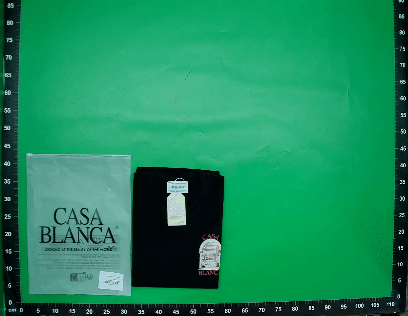 casablanca卡萨布兰卡短袖重磅纯棉260g美式潮牌小众宽松高街t恤 — miniatura QC 4
